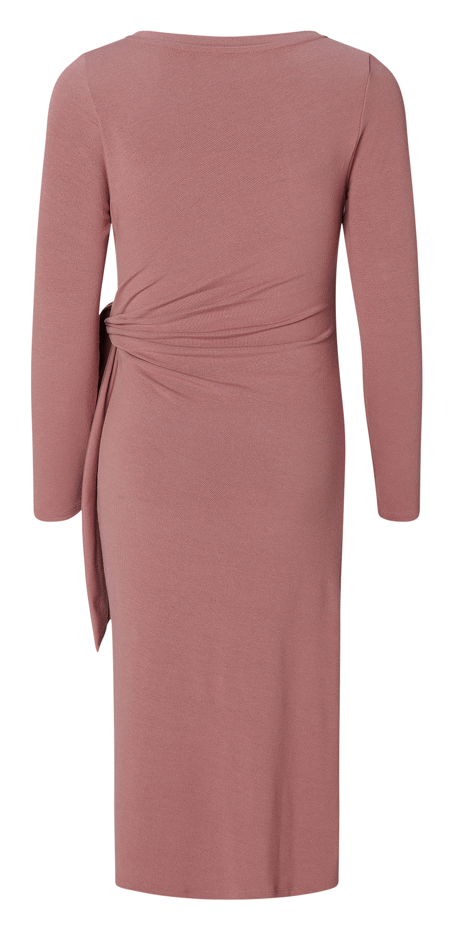 Round-neck midi maternity dress NOPPIES Brown