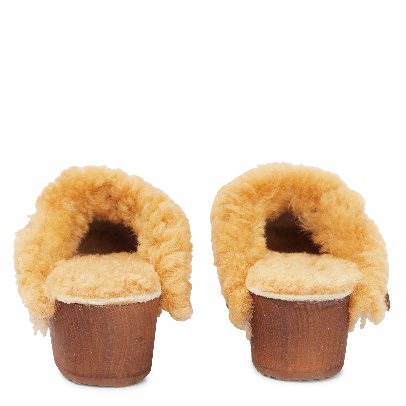 Sabots en cuir velours BOSABO Marron