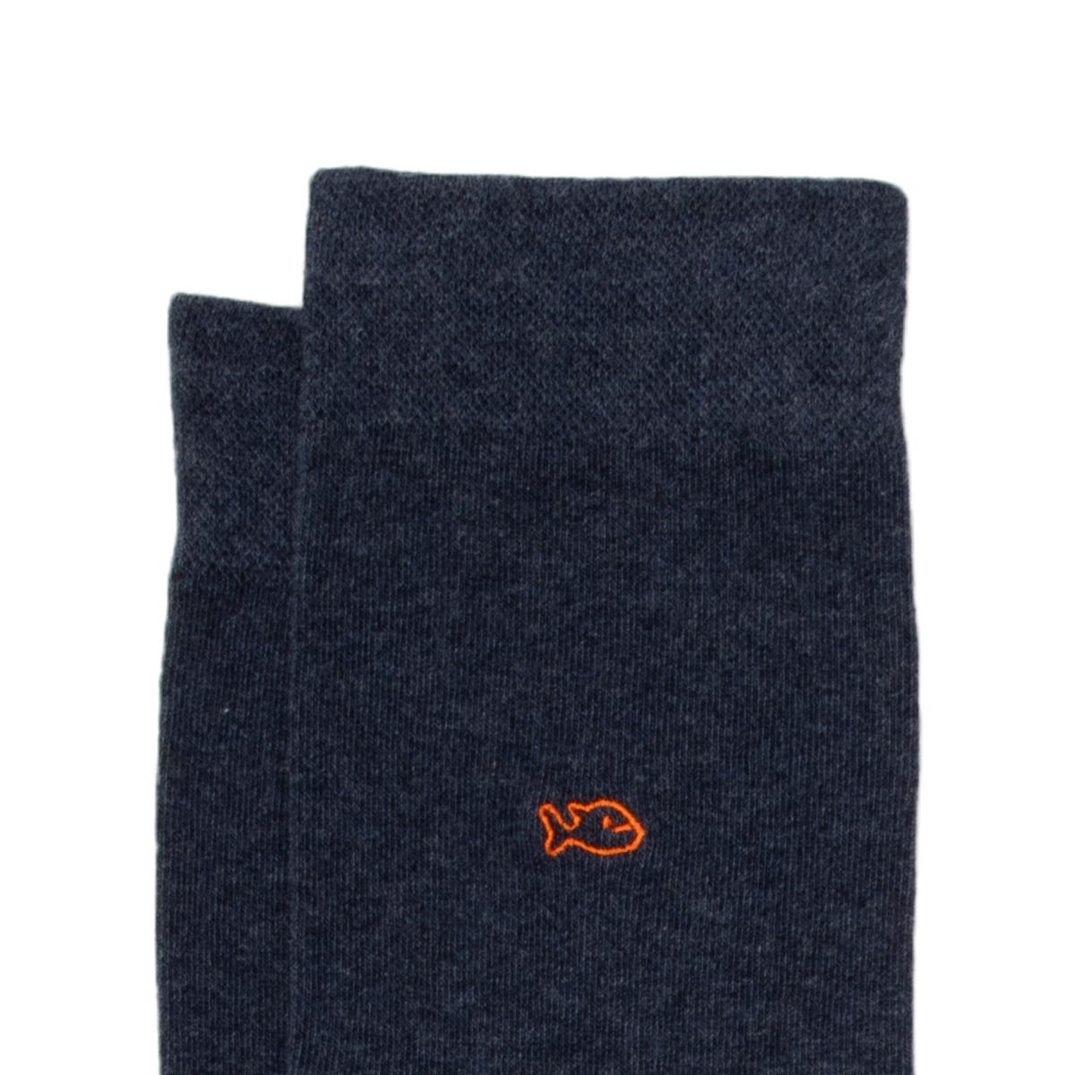 Solid combed cotton socks BILLYBELT Blue