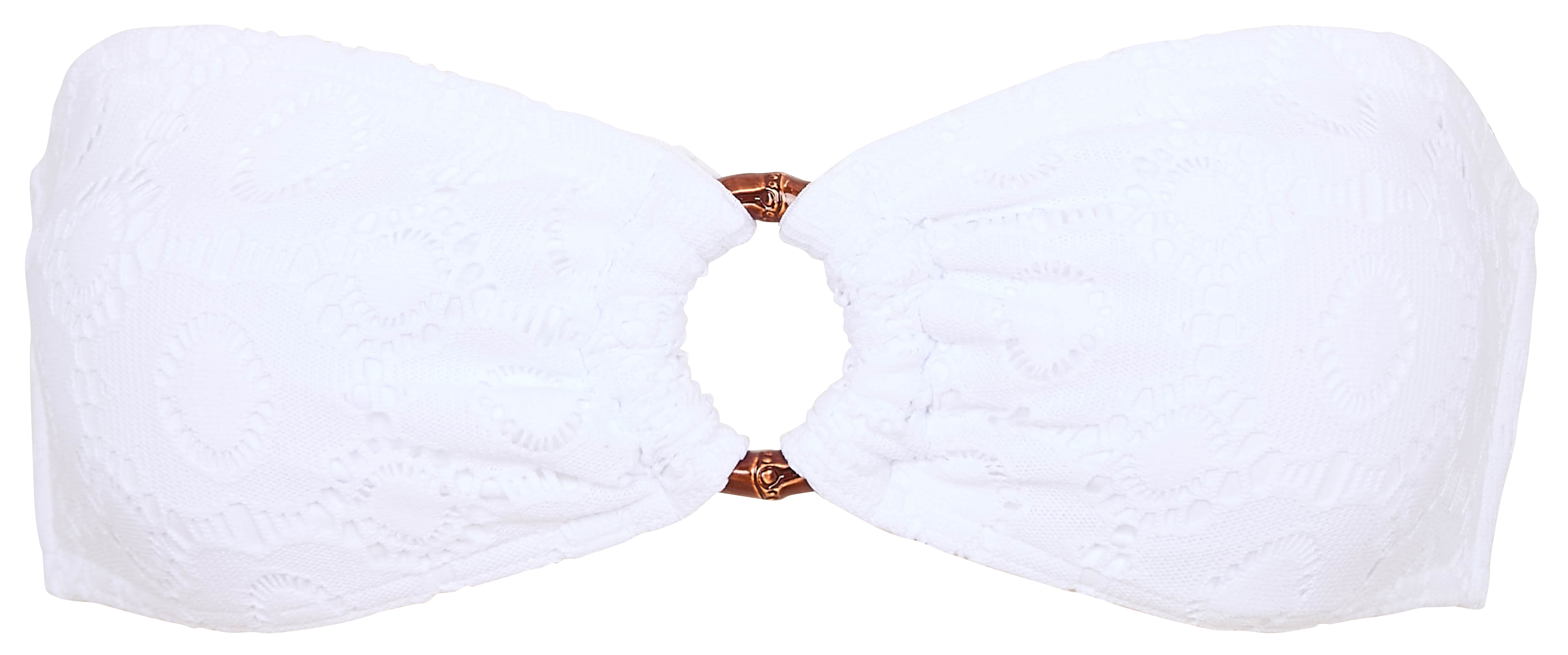 Haut de bikini en crochet BANANA MOON Blanc