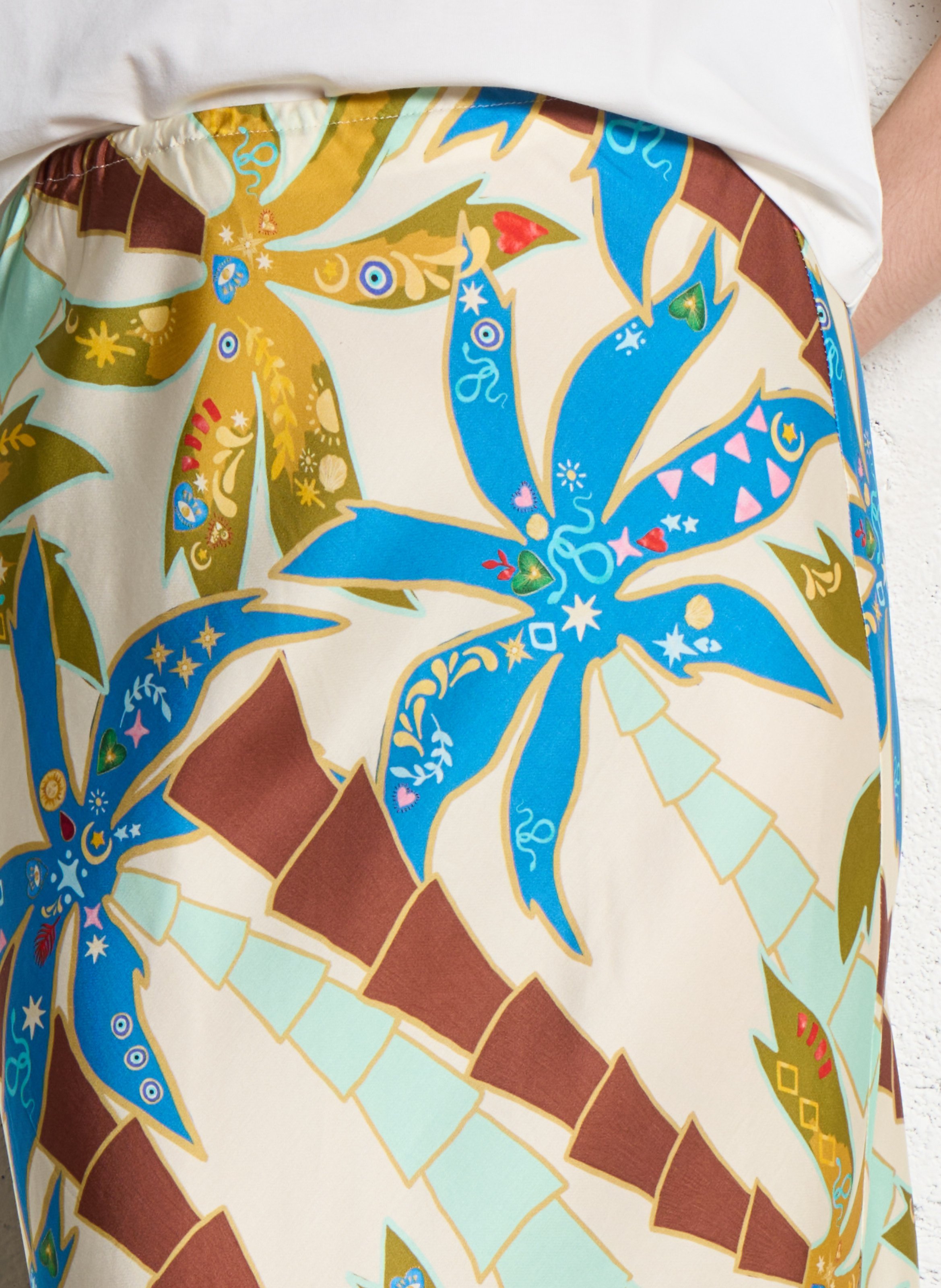 Long printed skirt NEVER FULLY DRESSED Multicolored