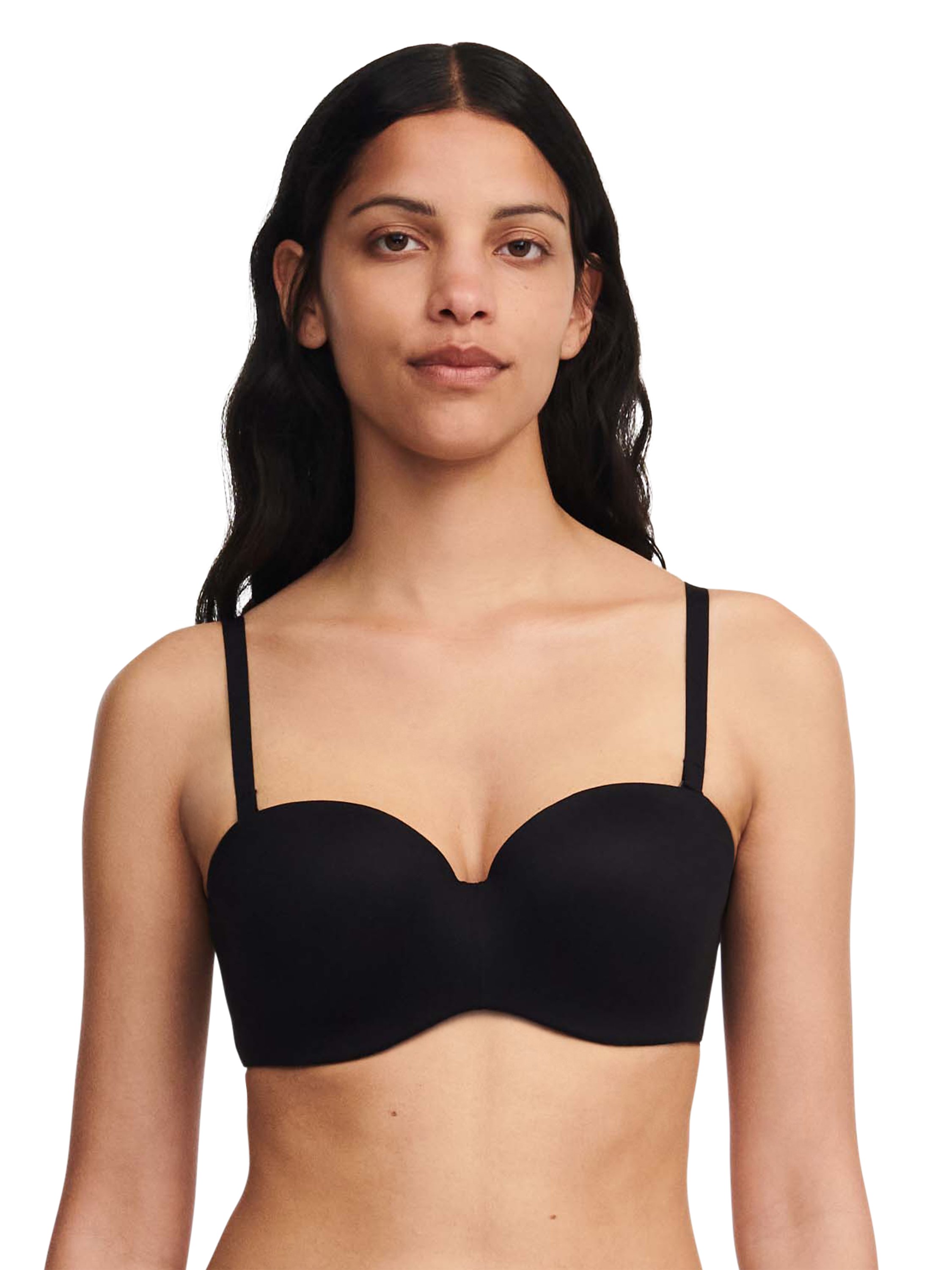 Bandeau bra with cups and removable straps CHANTELLE