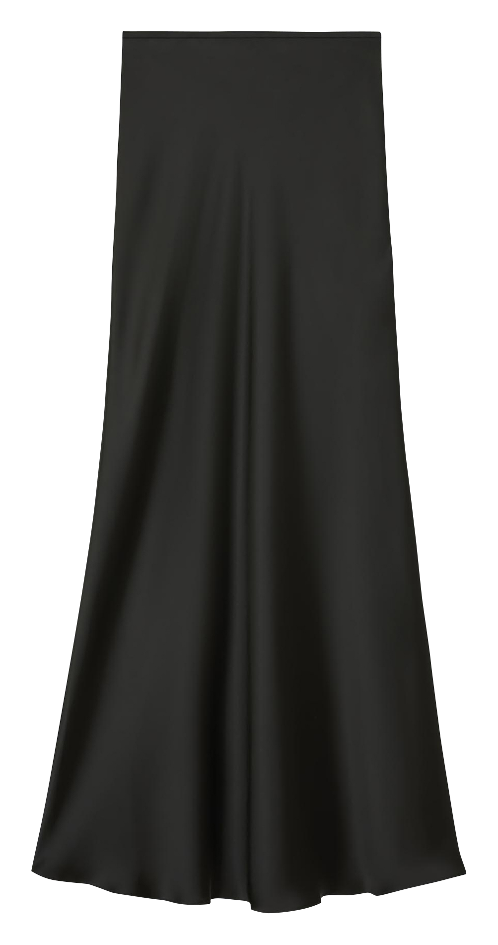 Long satin skirt TARA JARMON Black