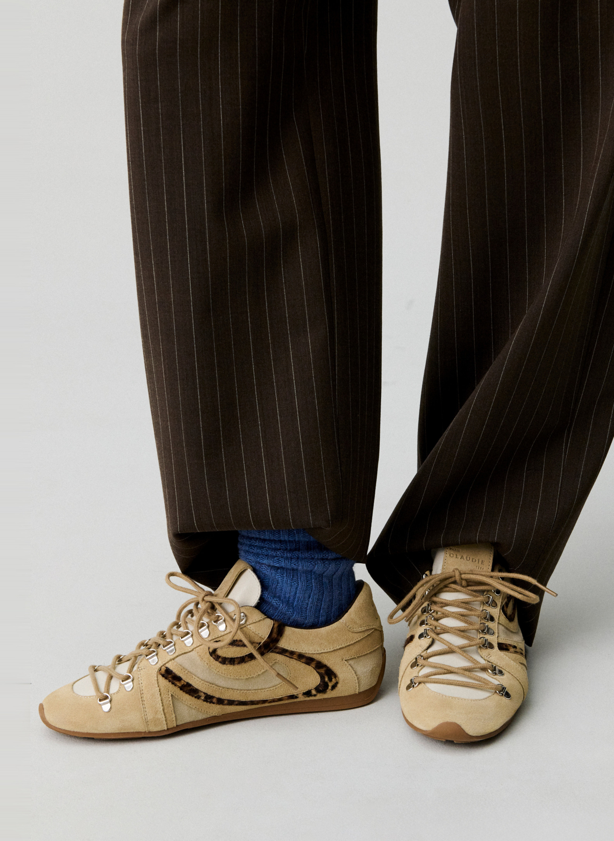 Baskets basses en cuir  CLAUDIE PIERLOT Beige