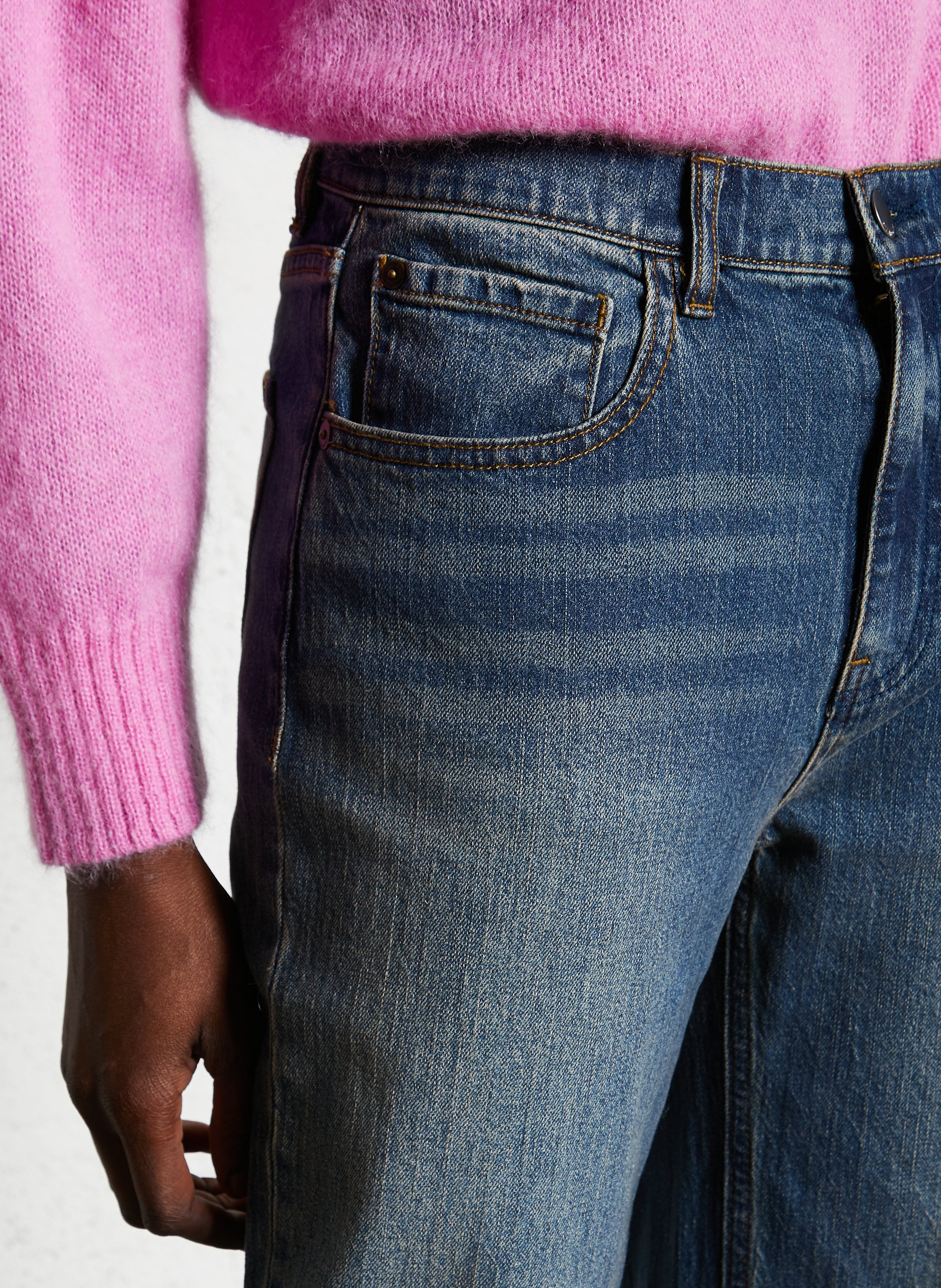 Jean droit en coton mélangé BILLABONG Bleu