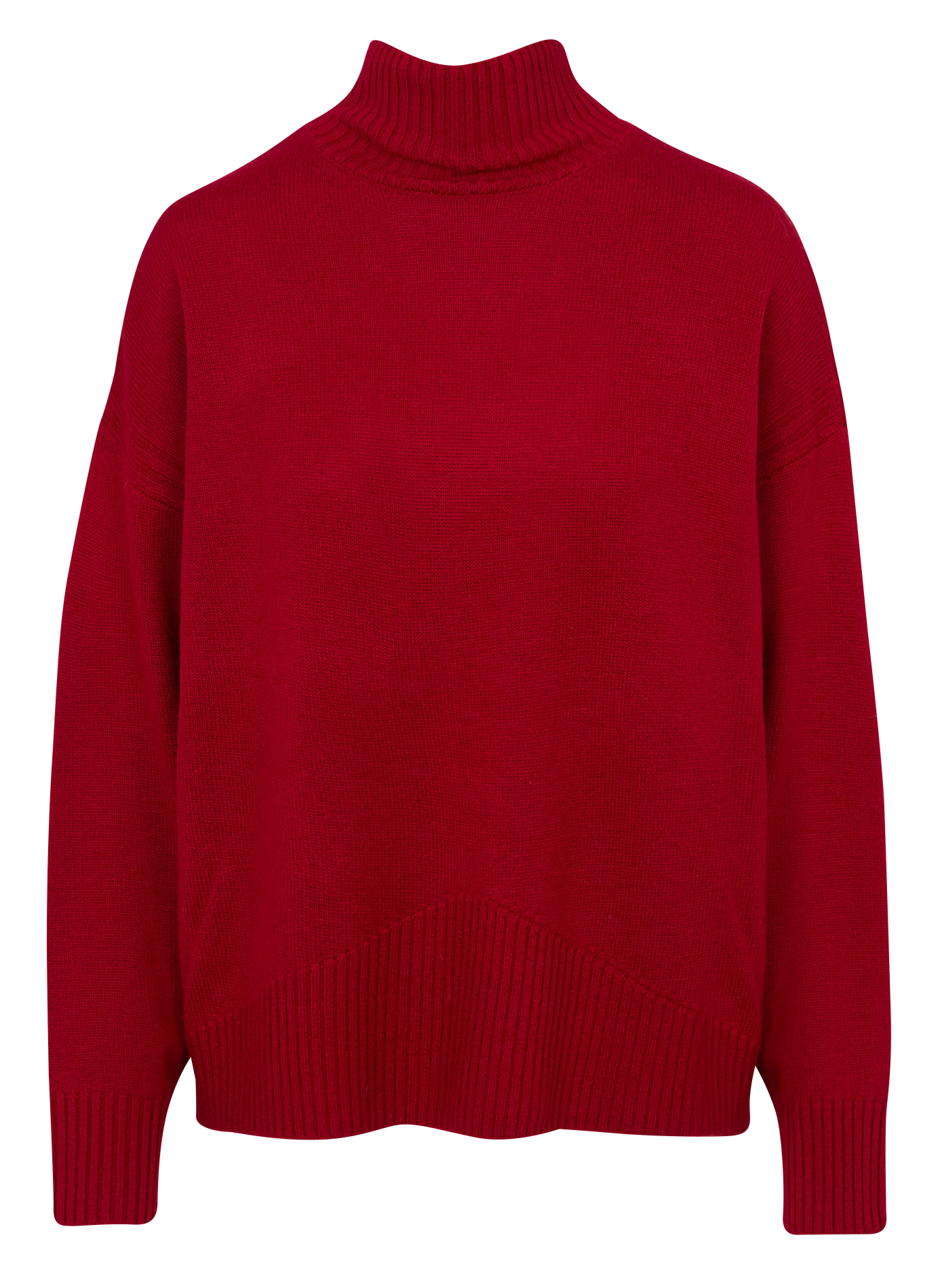 Pull oversize en laine MKT Rouge