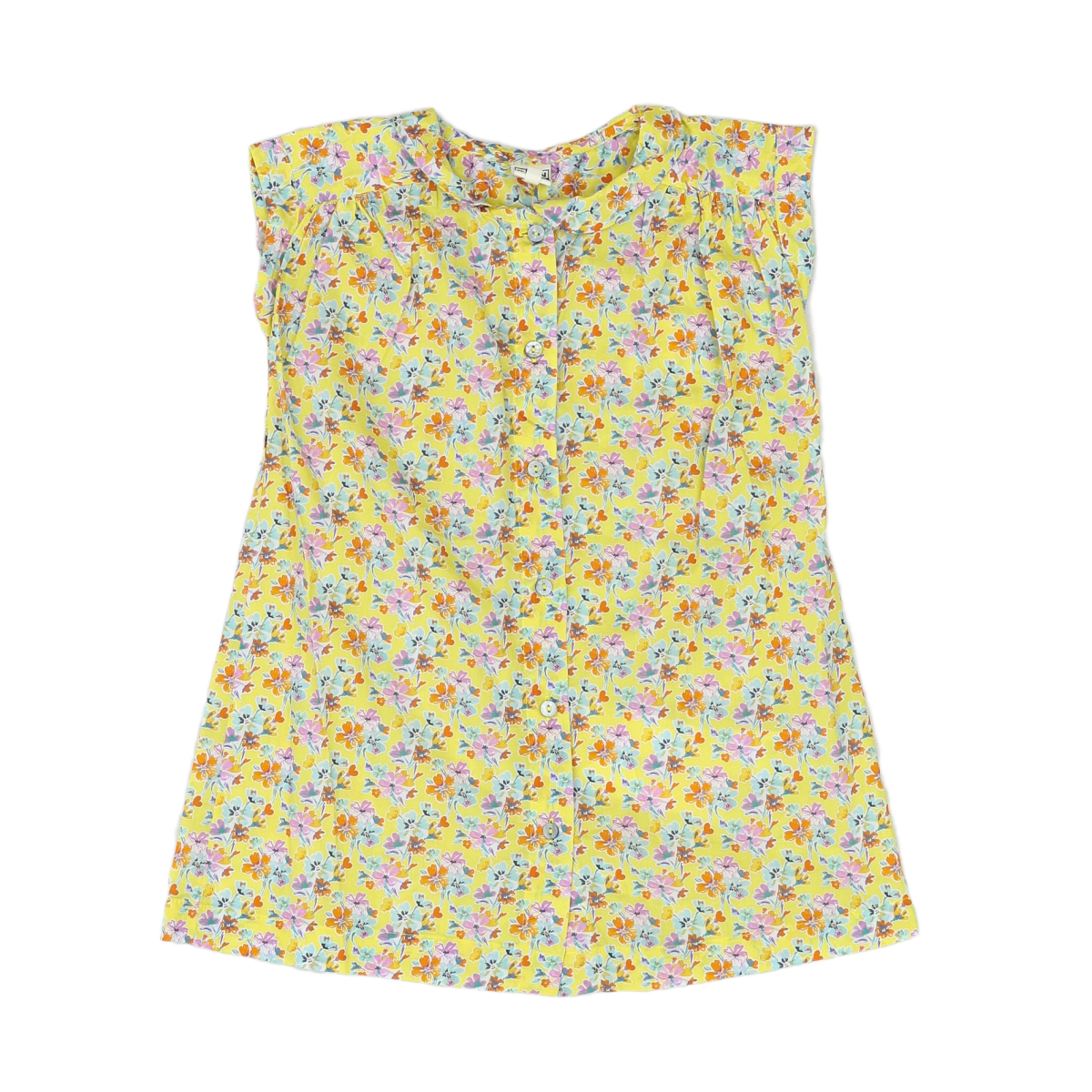Yellow children's dress - 4 years BONTON - Seconde Main Yellow