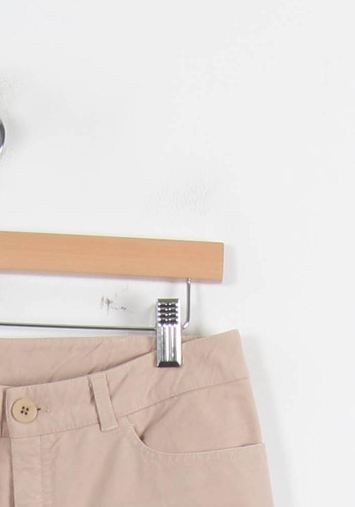 Cropped slim jeans with studs JOSEPH - Seconde Main Beige