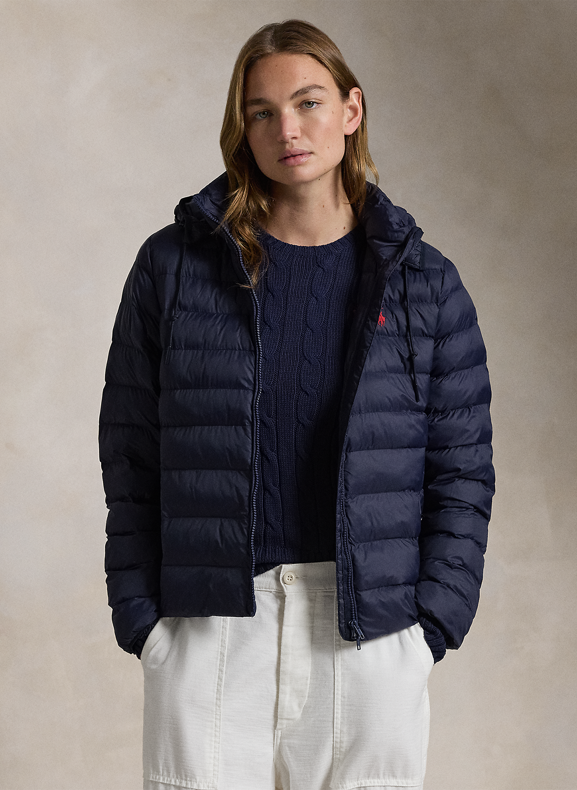 Doudoune col montant POLO RALPH LAUREN Bleu