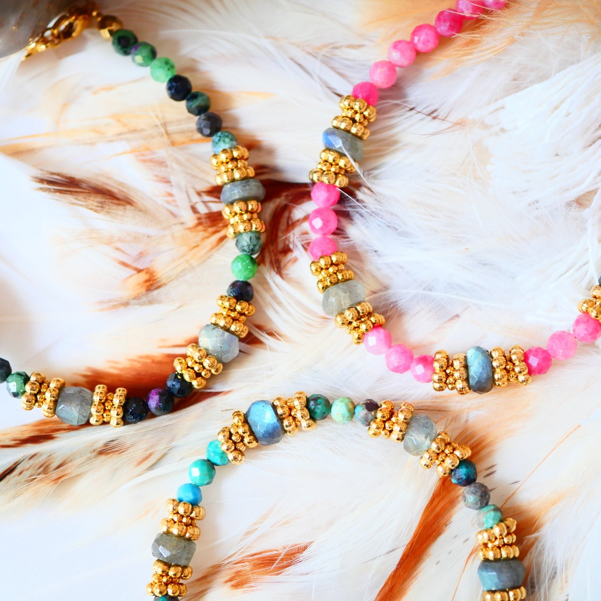 Ruby zoisite bracelet GINANDGER Green