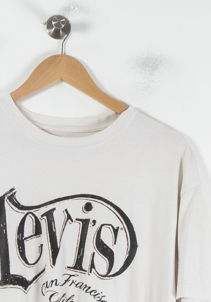 Tommy Badge T-shirt LEVI'S - Seconde main White