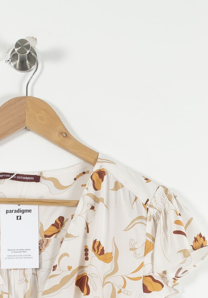 Robe longue COMPTOIR DES COTONNIERS - Seconde main Blanc