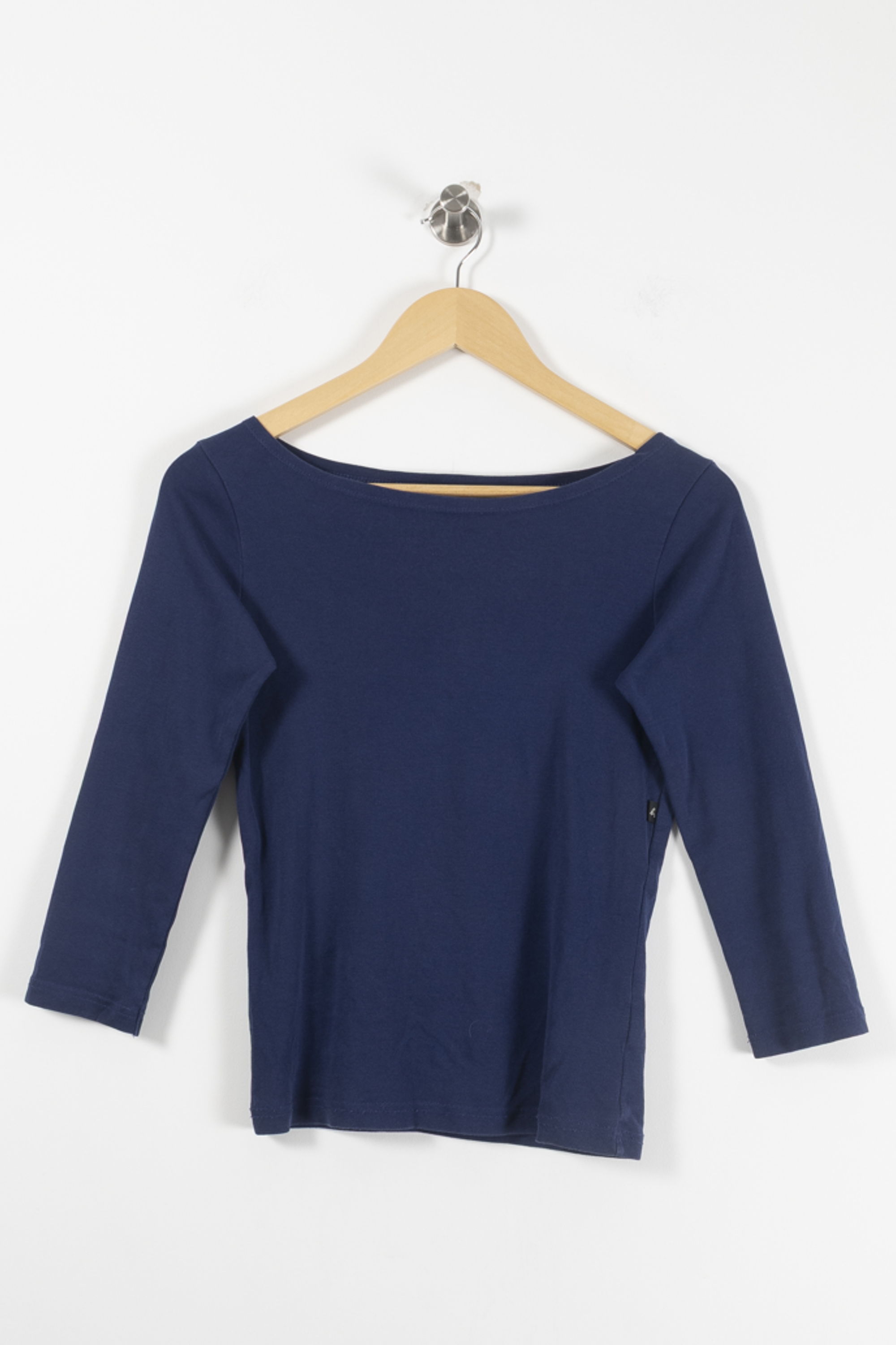 Tommy Badge T-shirt AGNES B. - Seconde Main Blue