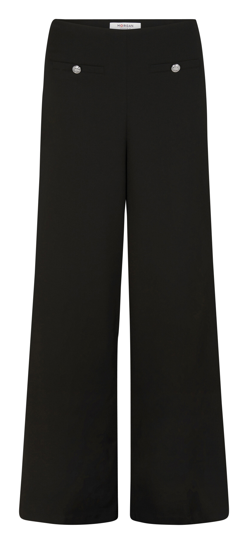 Pantalon droit taille mi-haute MORGAN Noir