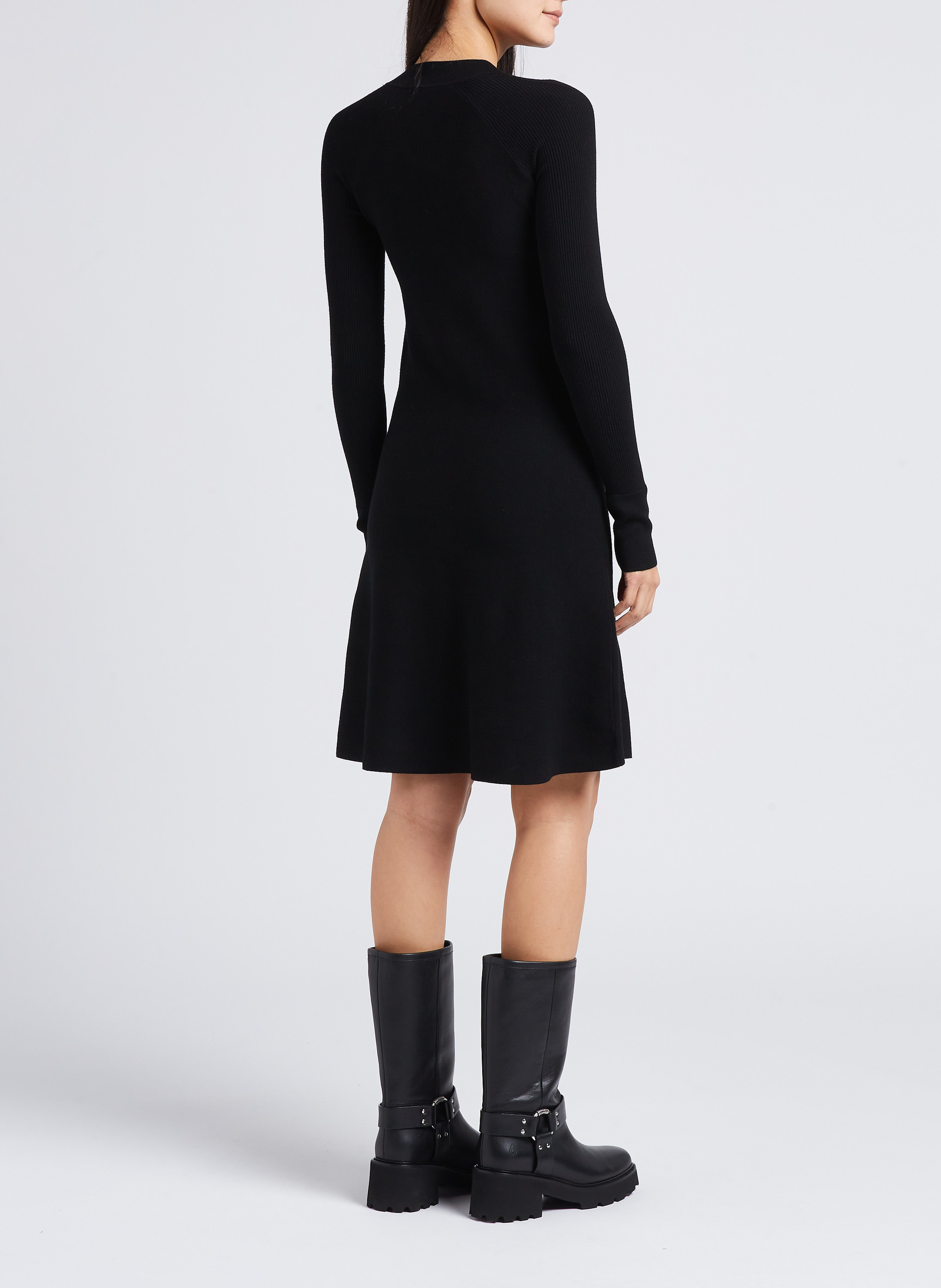 Robe midi col montant MAX MARA LEISURE Noir