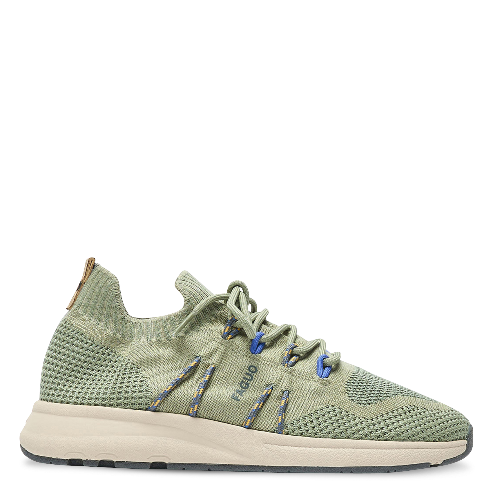 Baskets basses en toile FAGUO Kaki