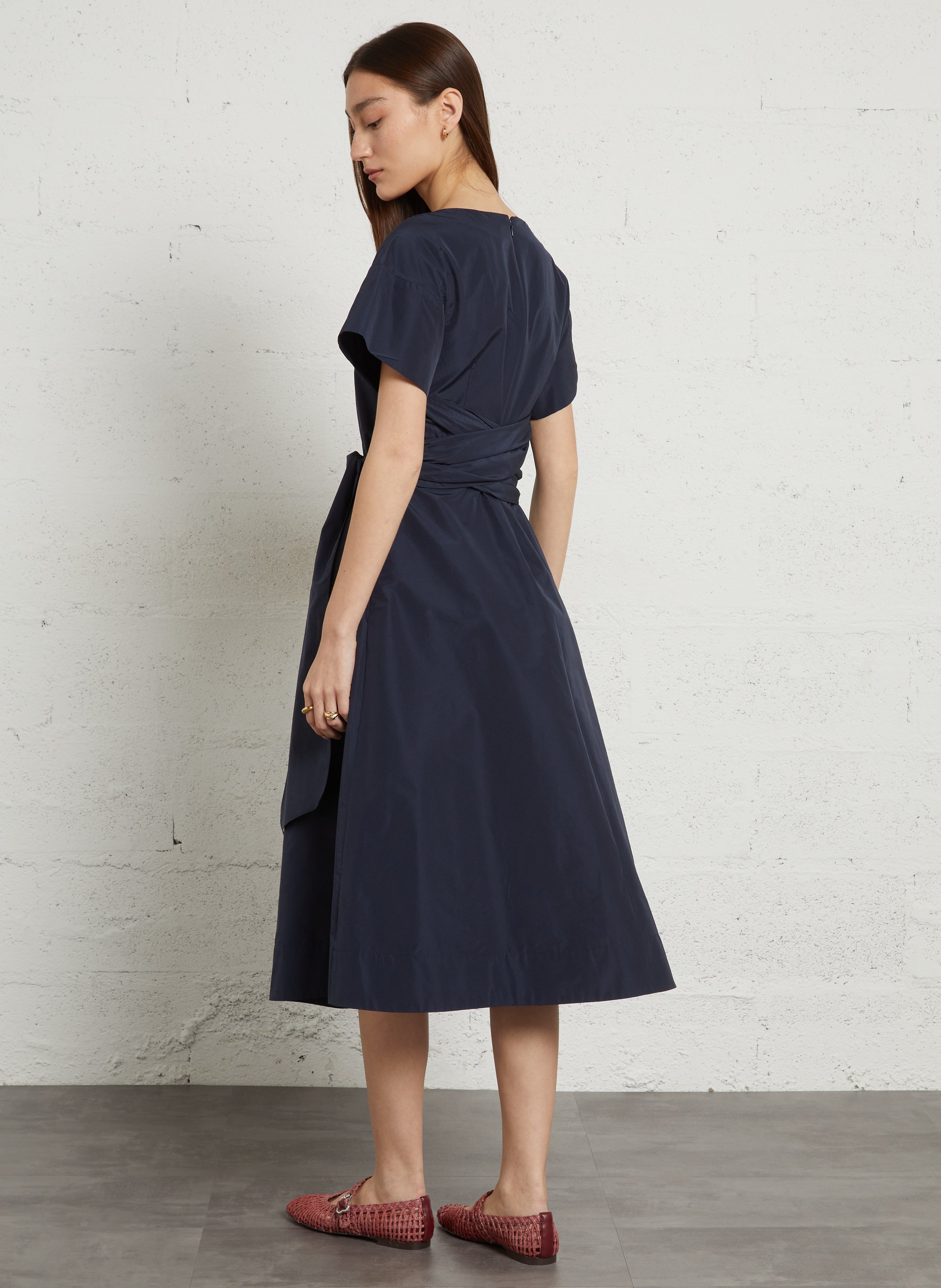 Ballerines en raphia BIBI LOU Rouge