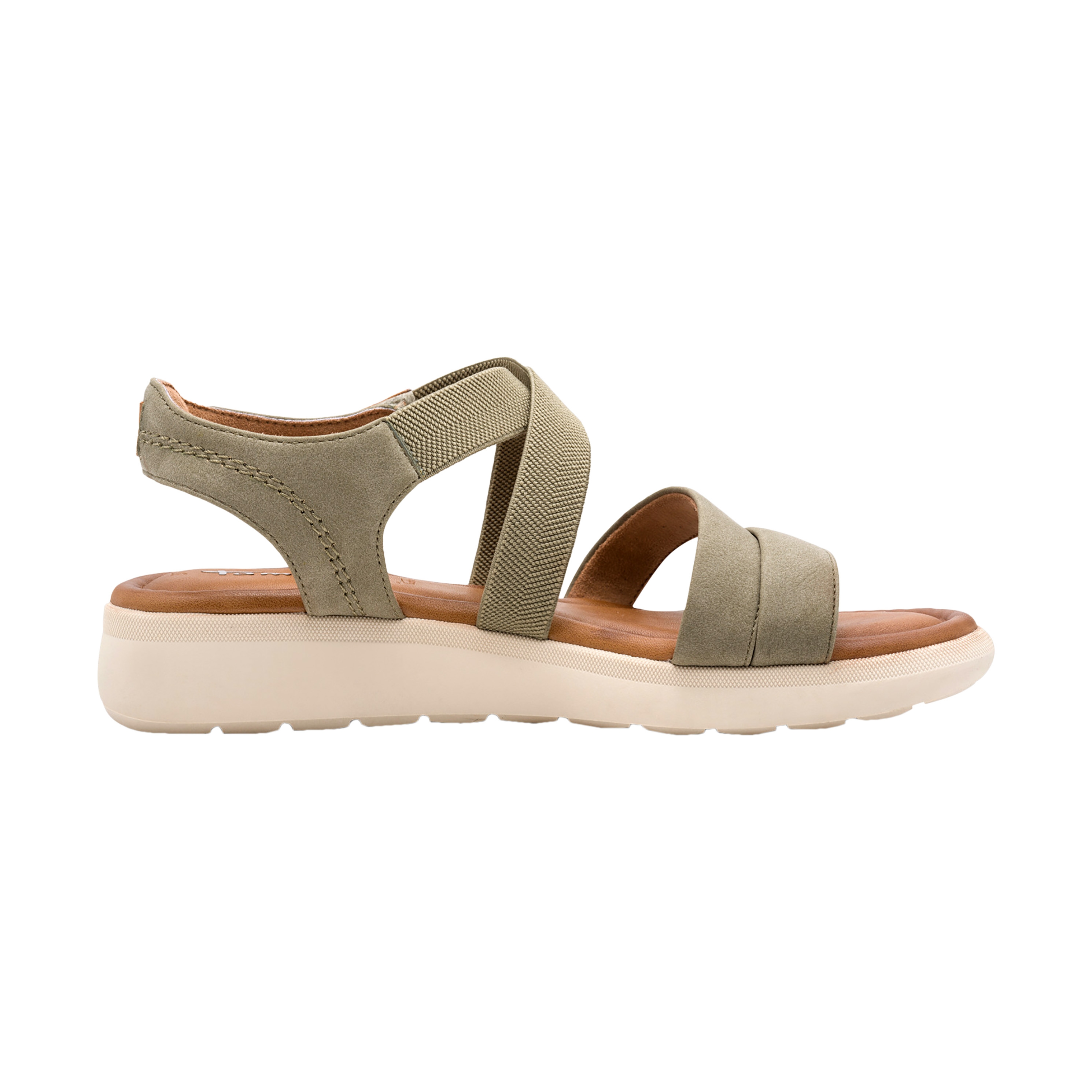 Velcro sandals TAMARIS Green