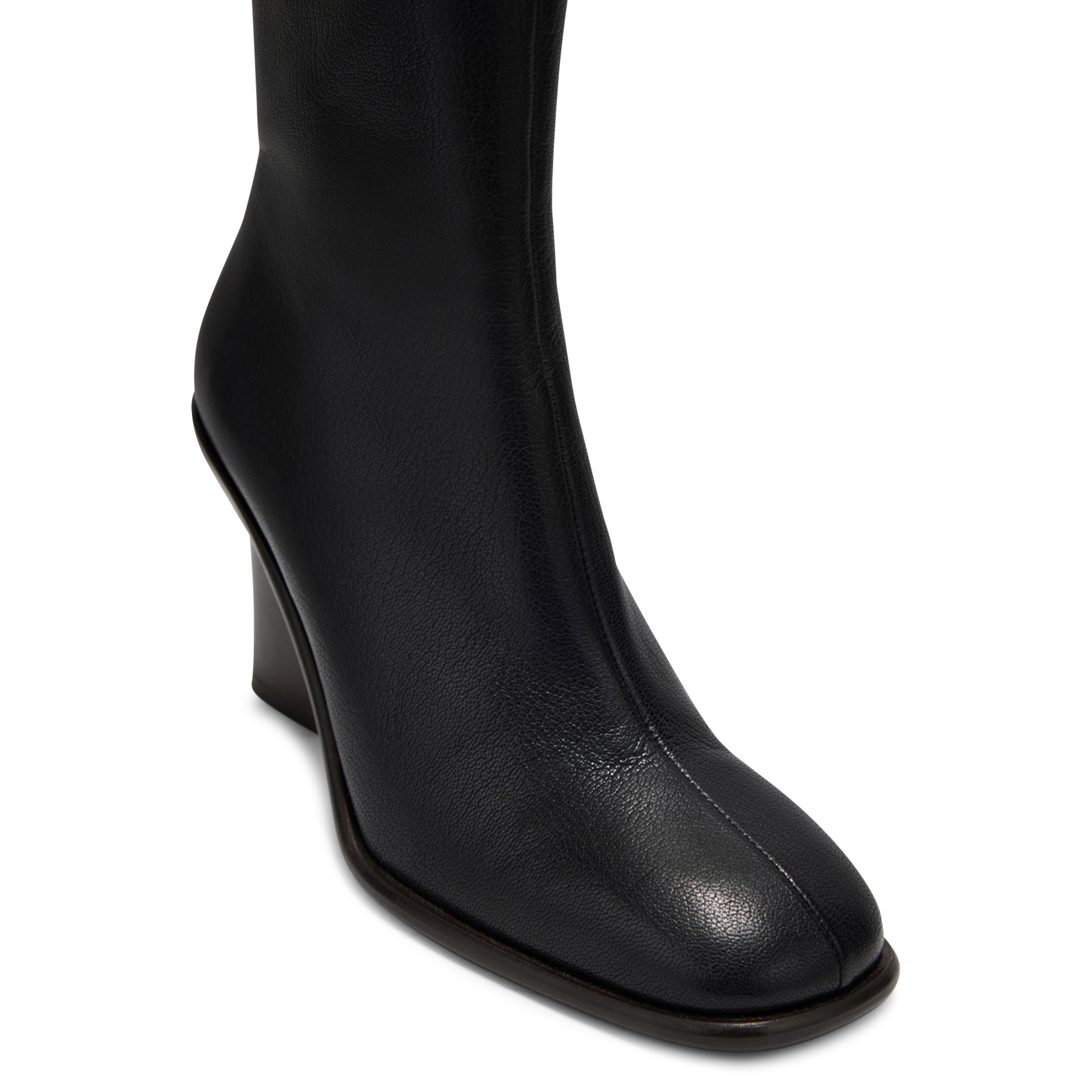 Bottines en cuir SOEUR Noir