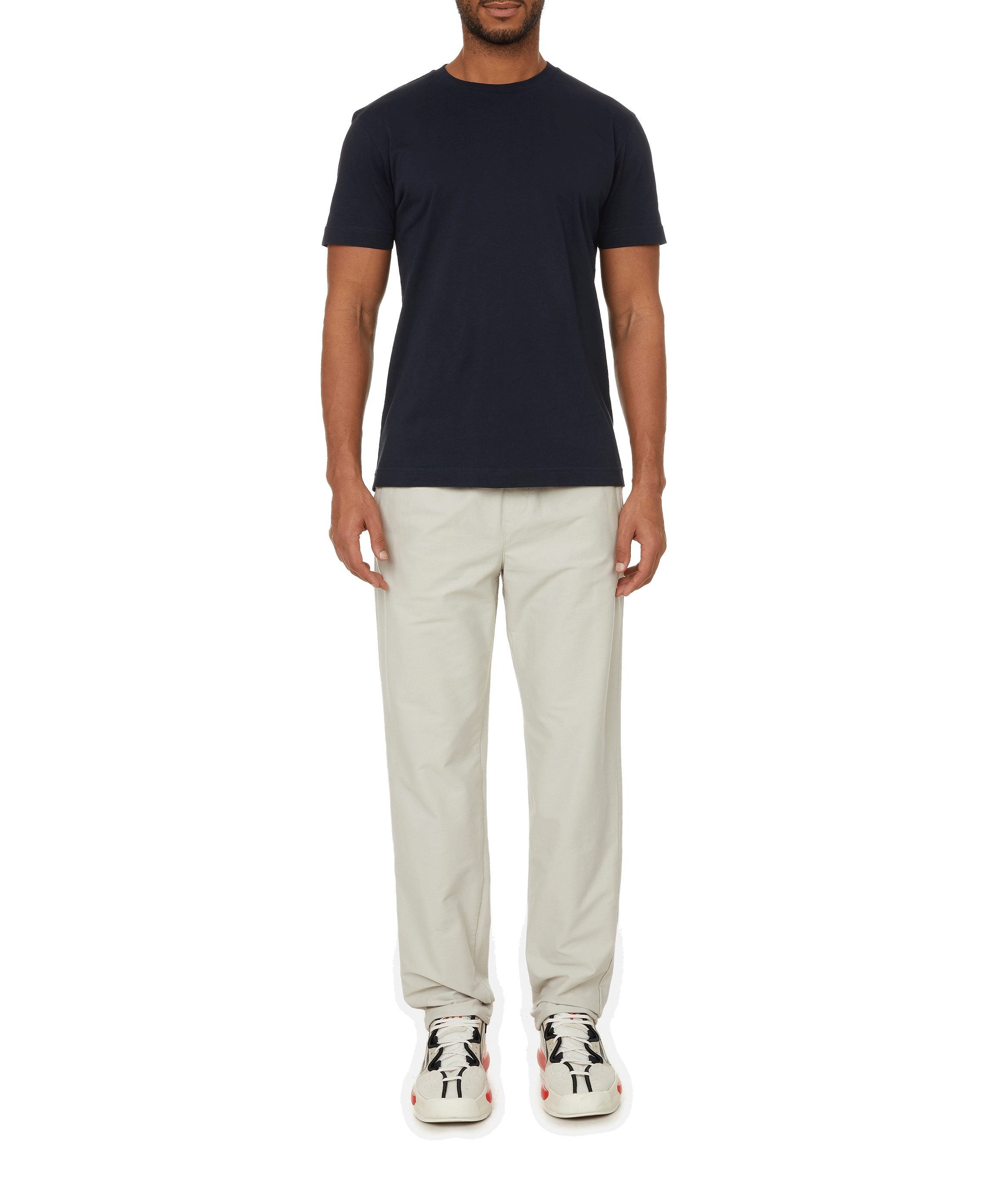 Round neck t-shirt in organic cotton jeff-o. AU PRINTEMPS PARIS Blue