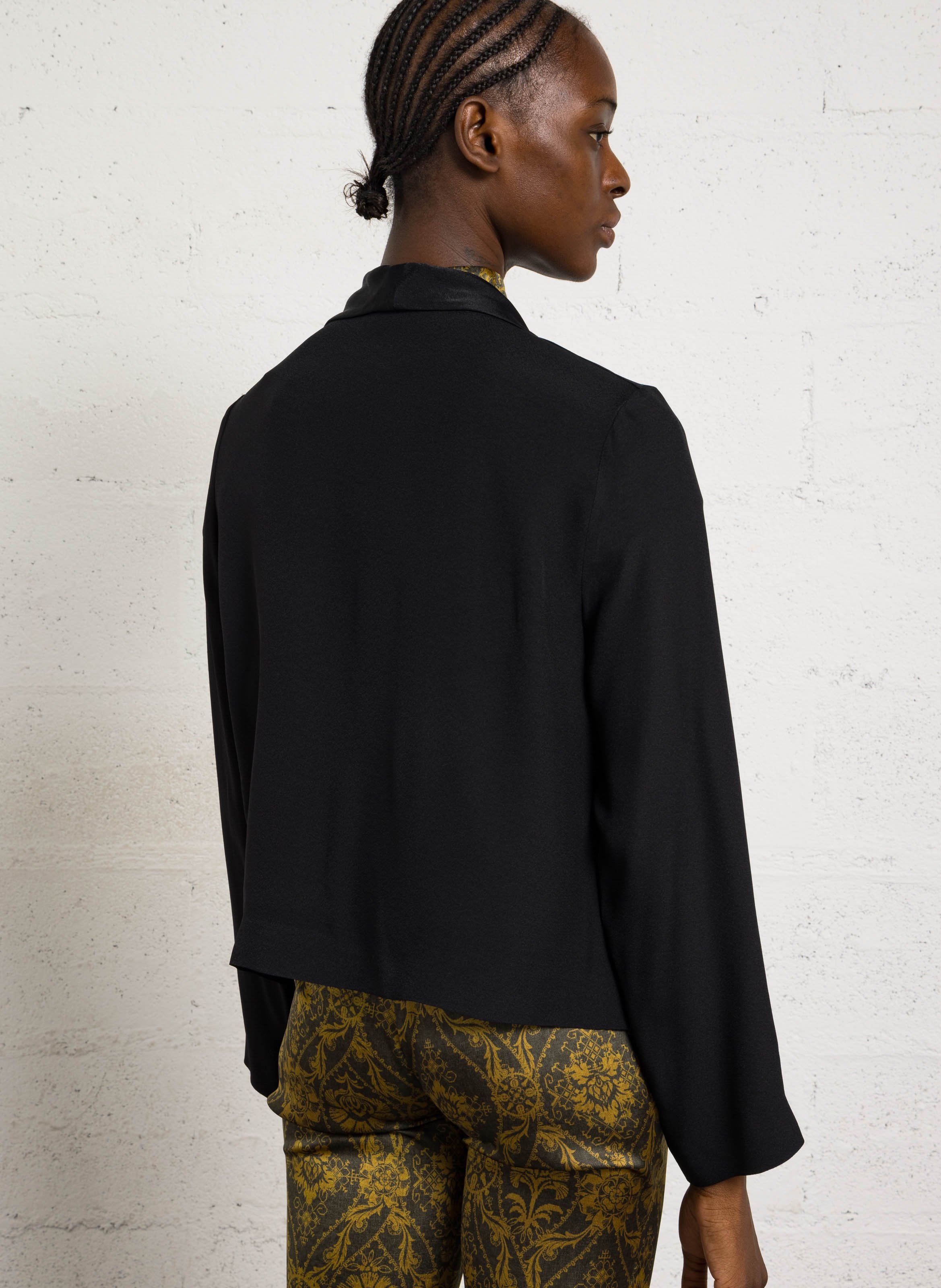 Gilet droit uni MOMONI Noir