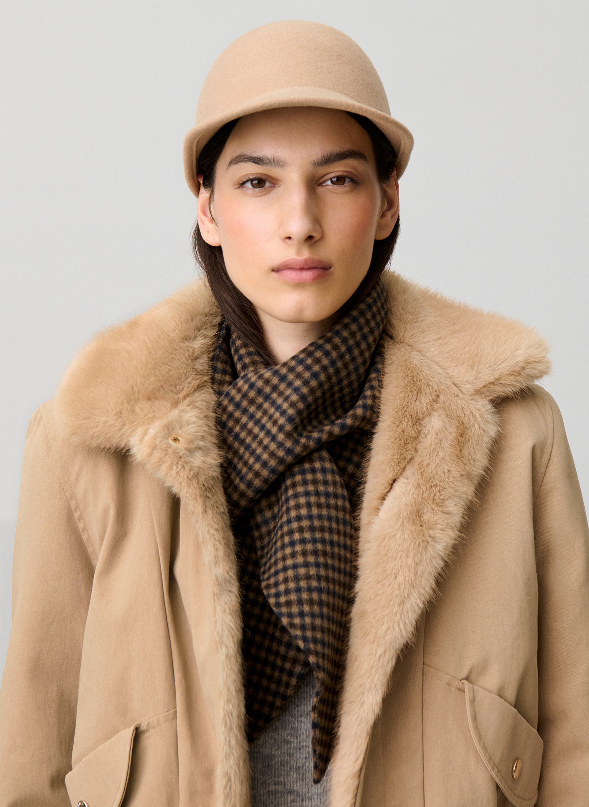 Casquette en laine CLAUDIE PIERLOT Beige