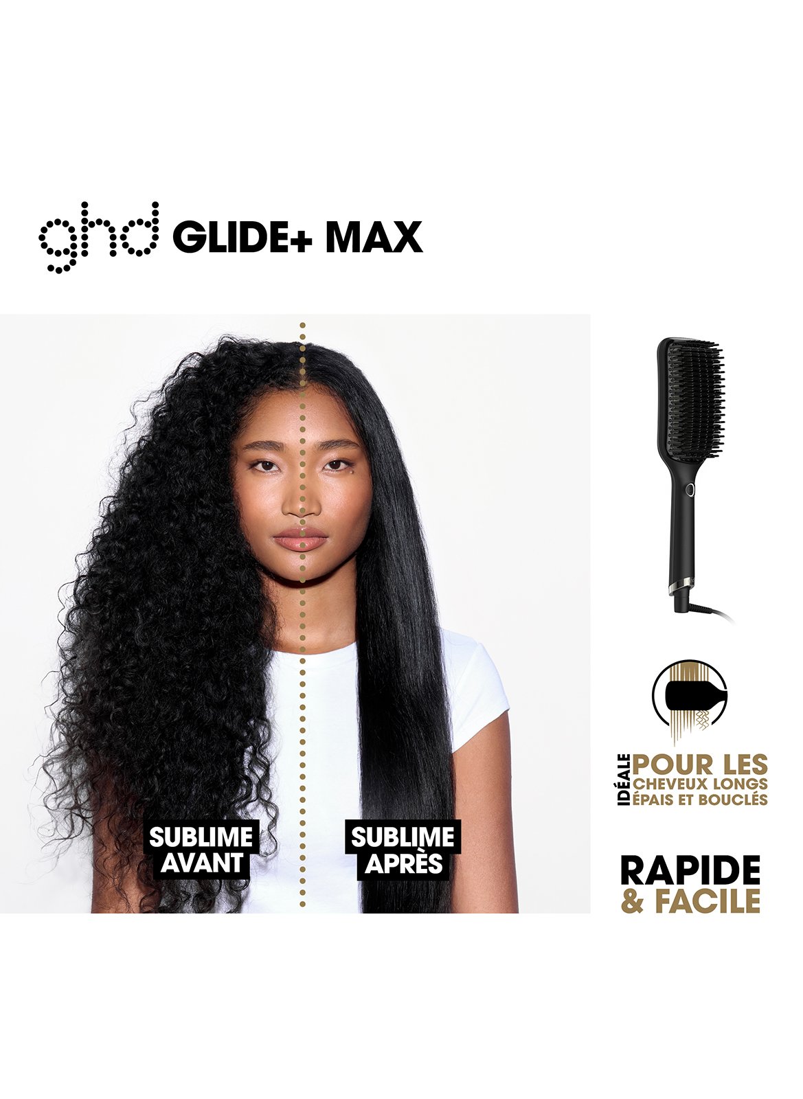 Exceptional Set ghd Glide+ Max Heating Brush GHD No color