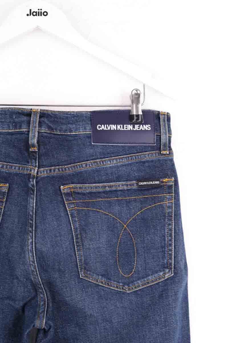 Slim trousers CALVIN KLEIN - Seconde Main Blue