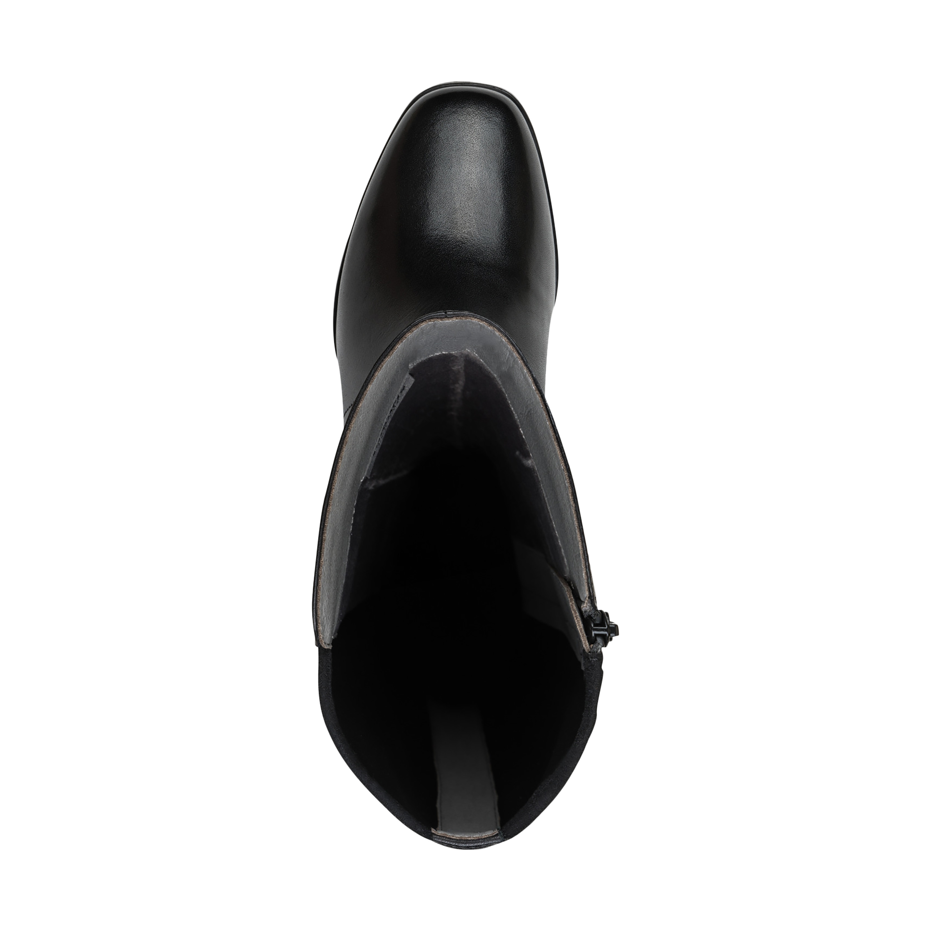 Comfort leather heeled boot TAMARIS Black