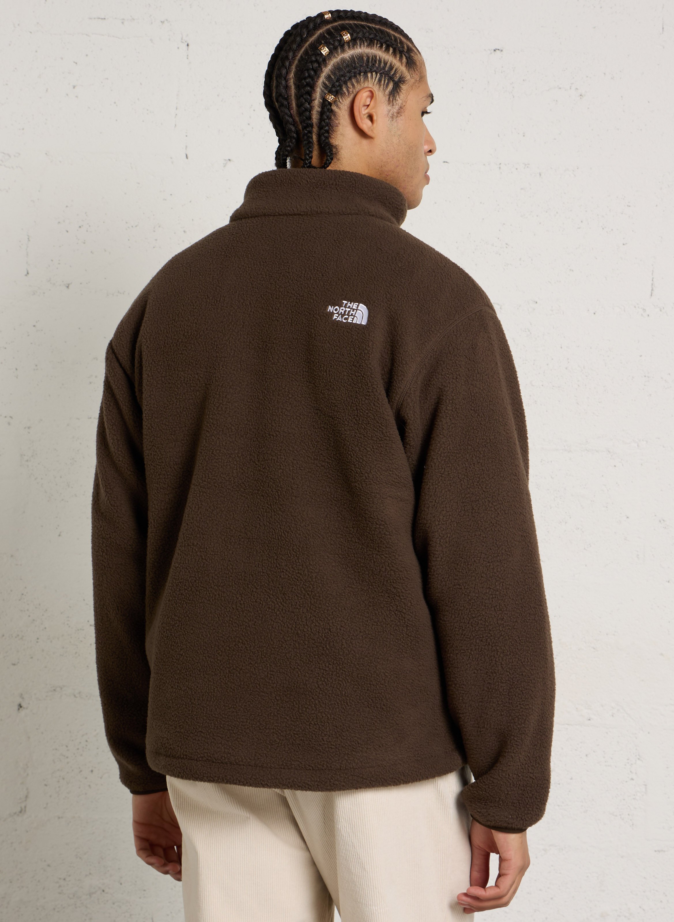 Straight high-neck fleece THE NORTH FACE Brown