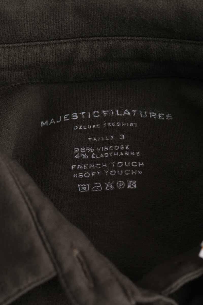 Shirt MAJESTIC FILATURES - SECONDE MAIN Khaki