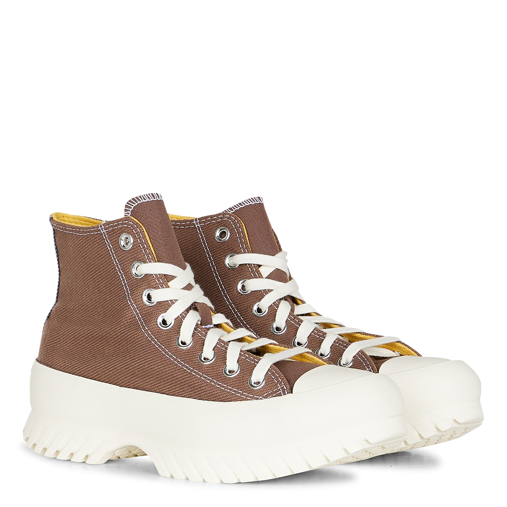 High-top flatform sneakers CONVERSE Brown