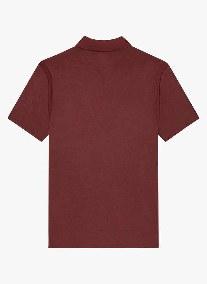 Maroon polo top