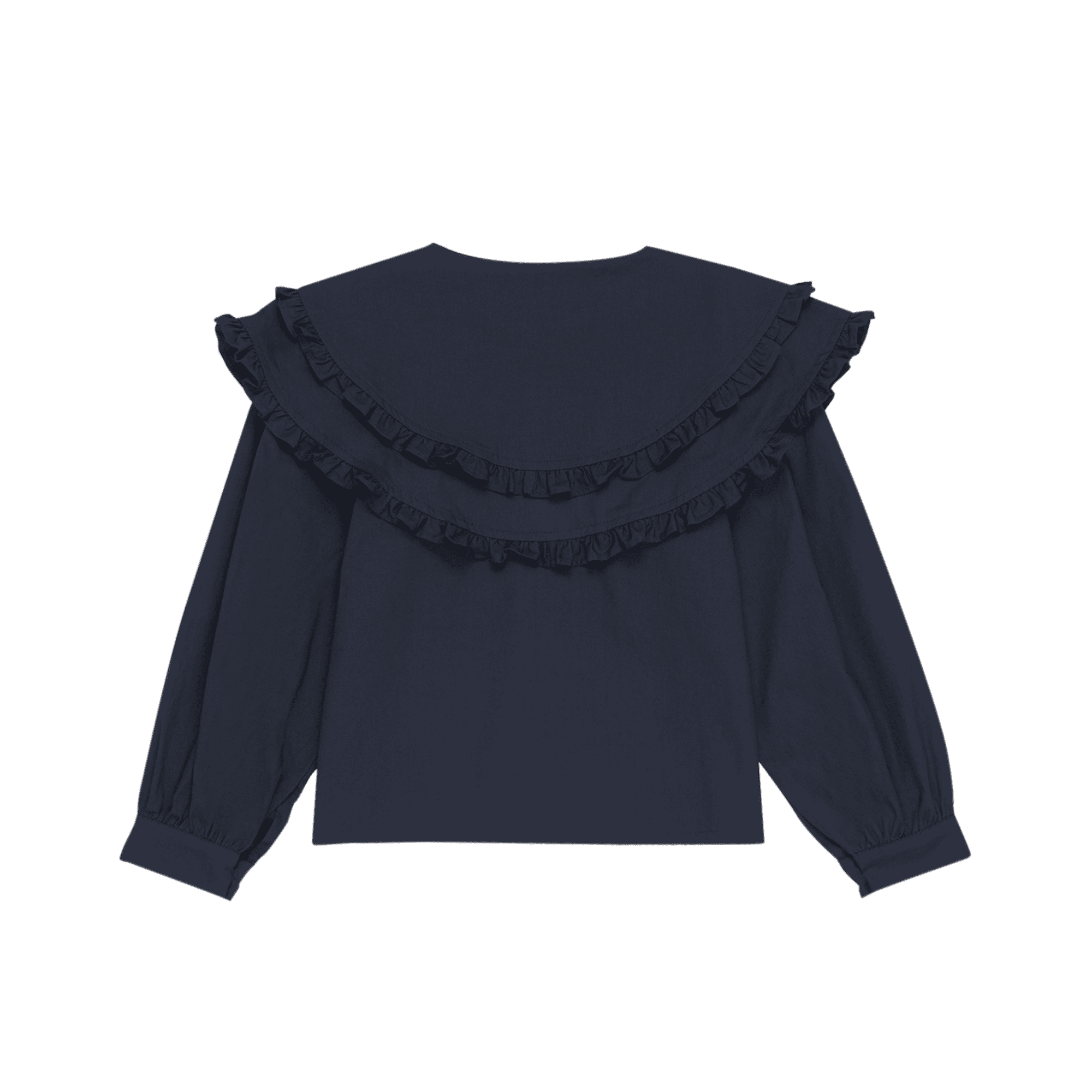 Straight organic cotton shirt THE NEW SOCIETY Blue