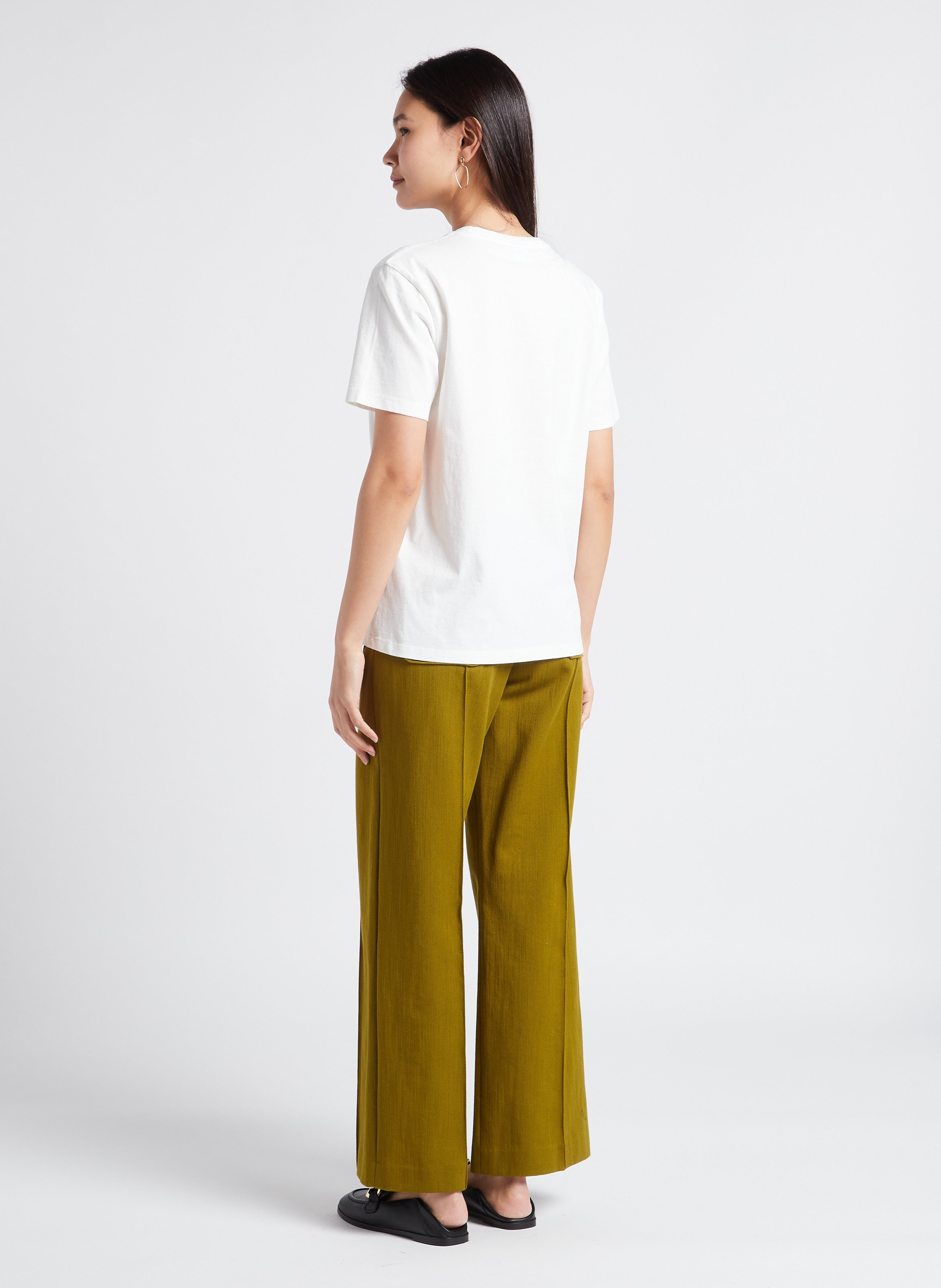 Printed organic cotton round-neck T-shirt PAUL SMITH White