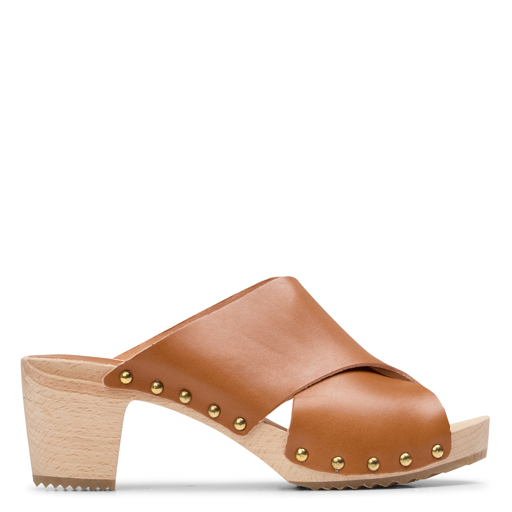 Sandale en cuir végétal BOSABO Marron