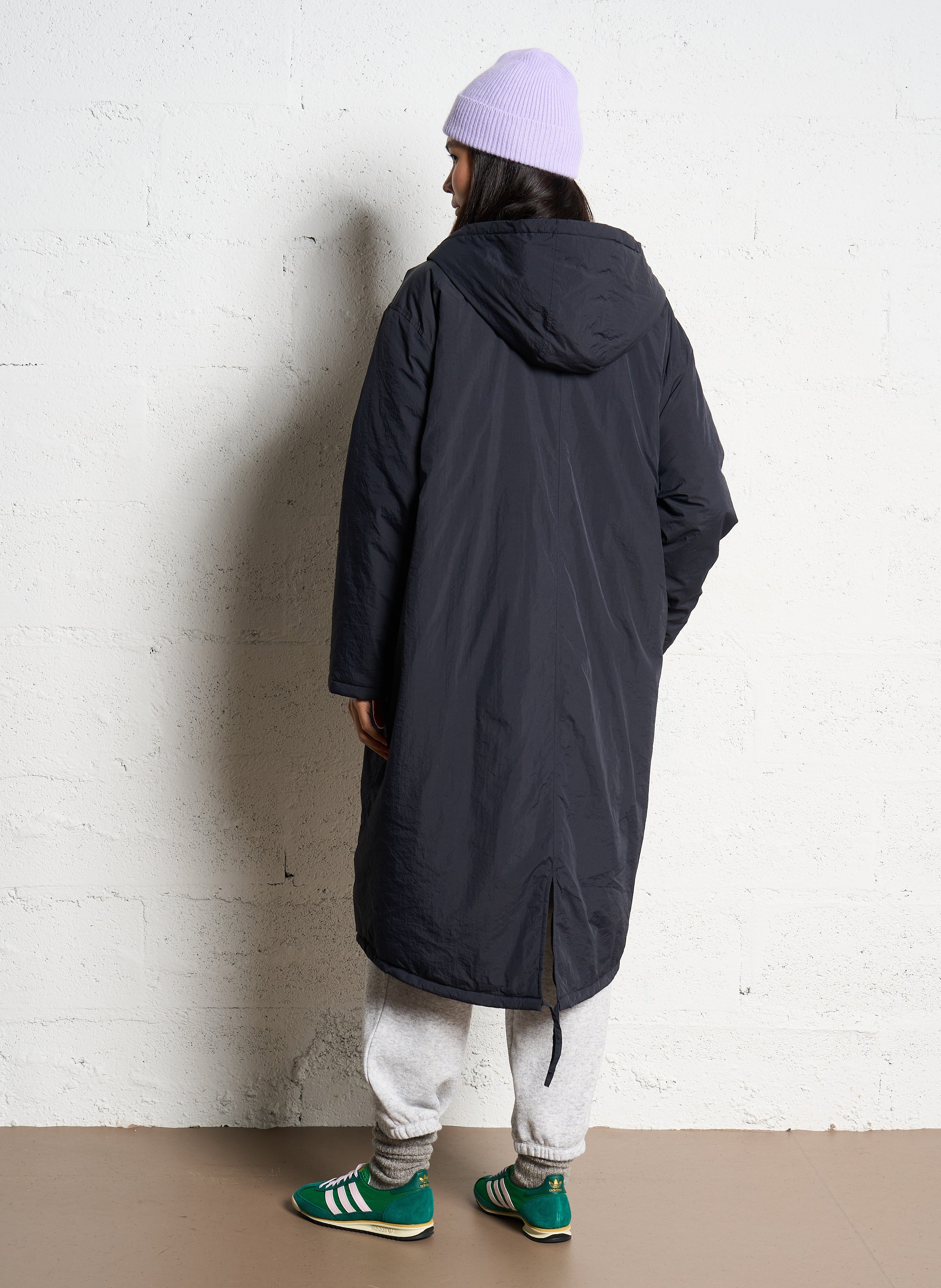 Parka longue à capuche  AMERICAN VINTAGE Noir