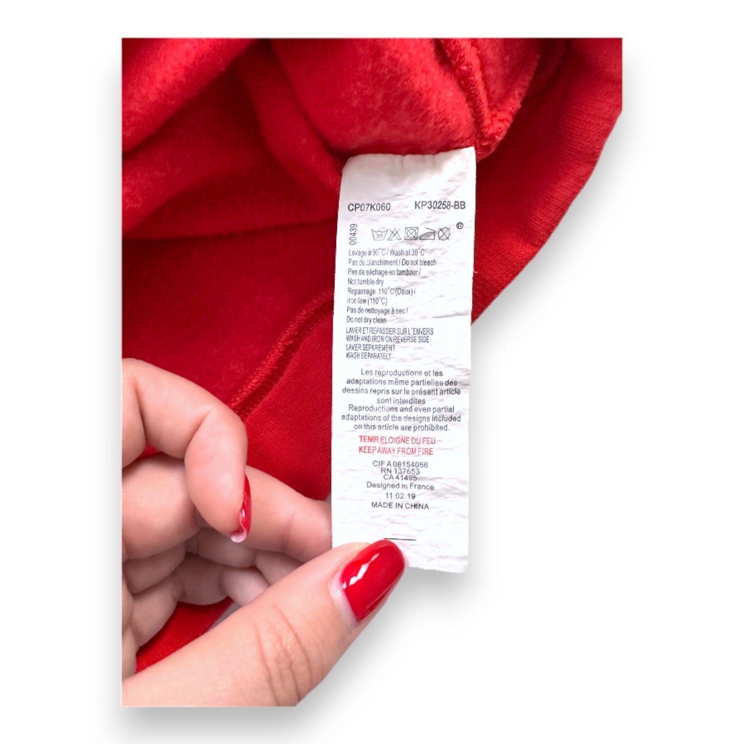 Red baby sweater - 12 months Red