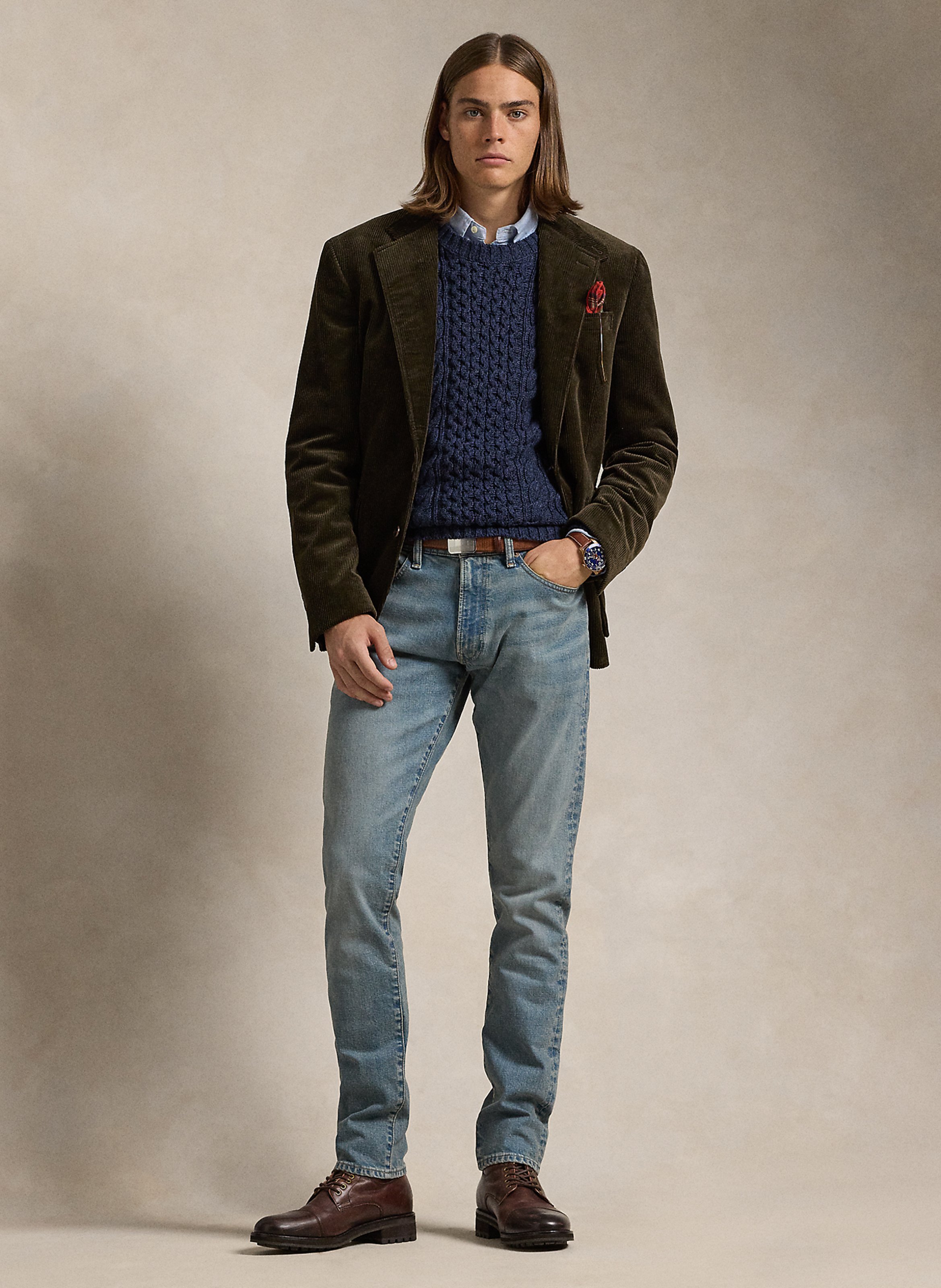 High-rise slim-fit jeans POLO RALPH LAUREN Blue