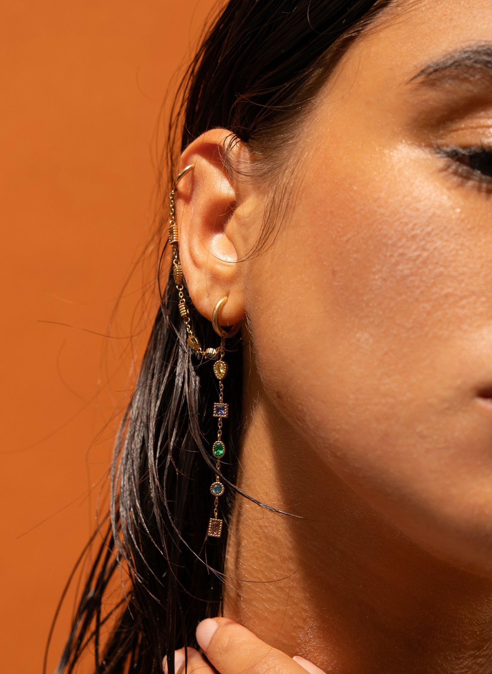 Dangling earring AEC Paris Multicolored