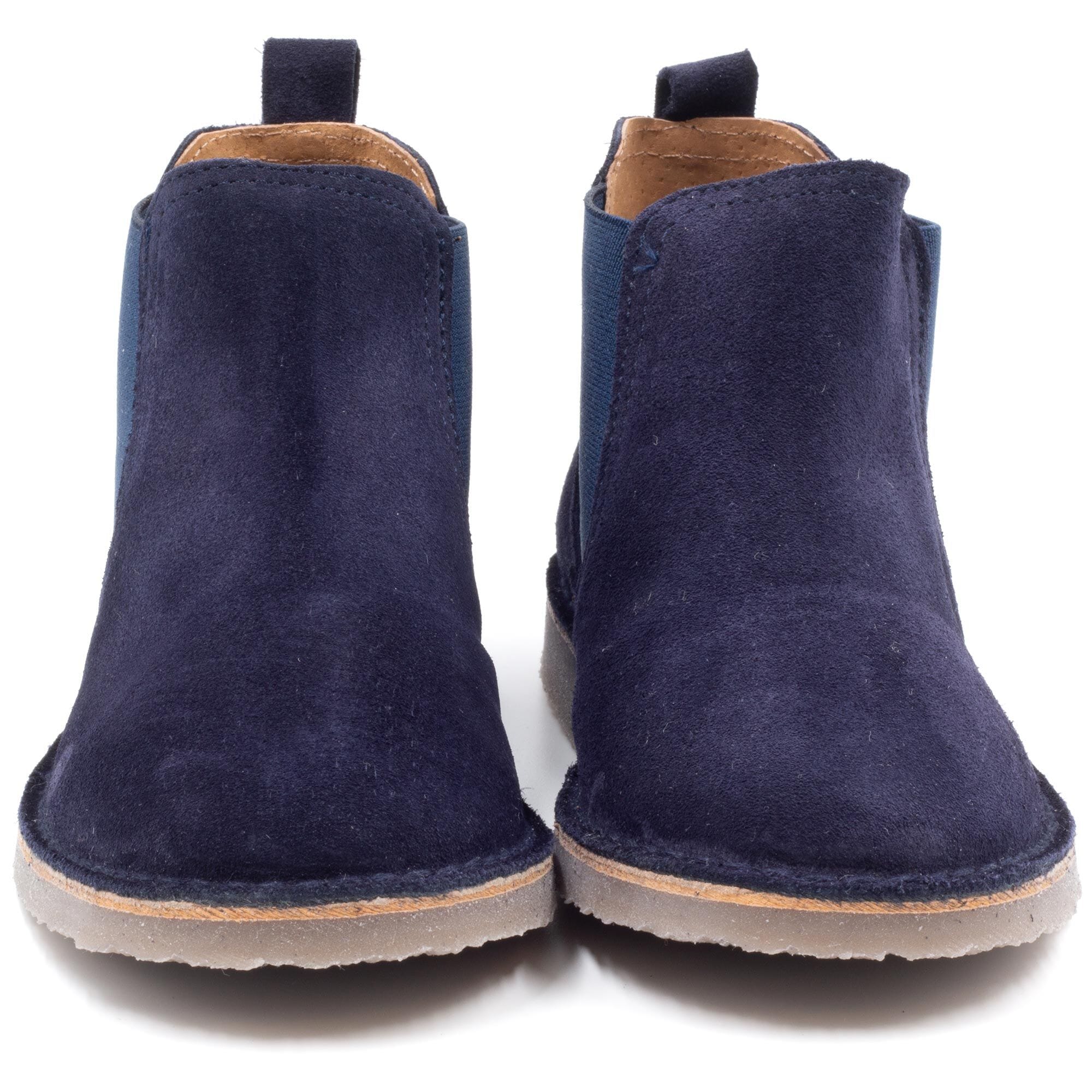 Boots enfant en daim Boni & Sidonie Bleu