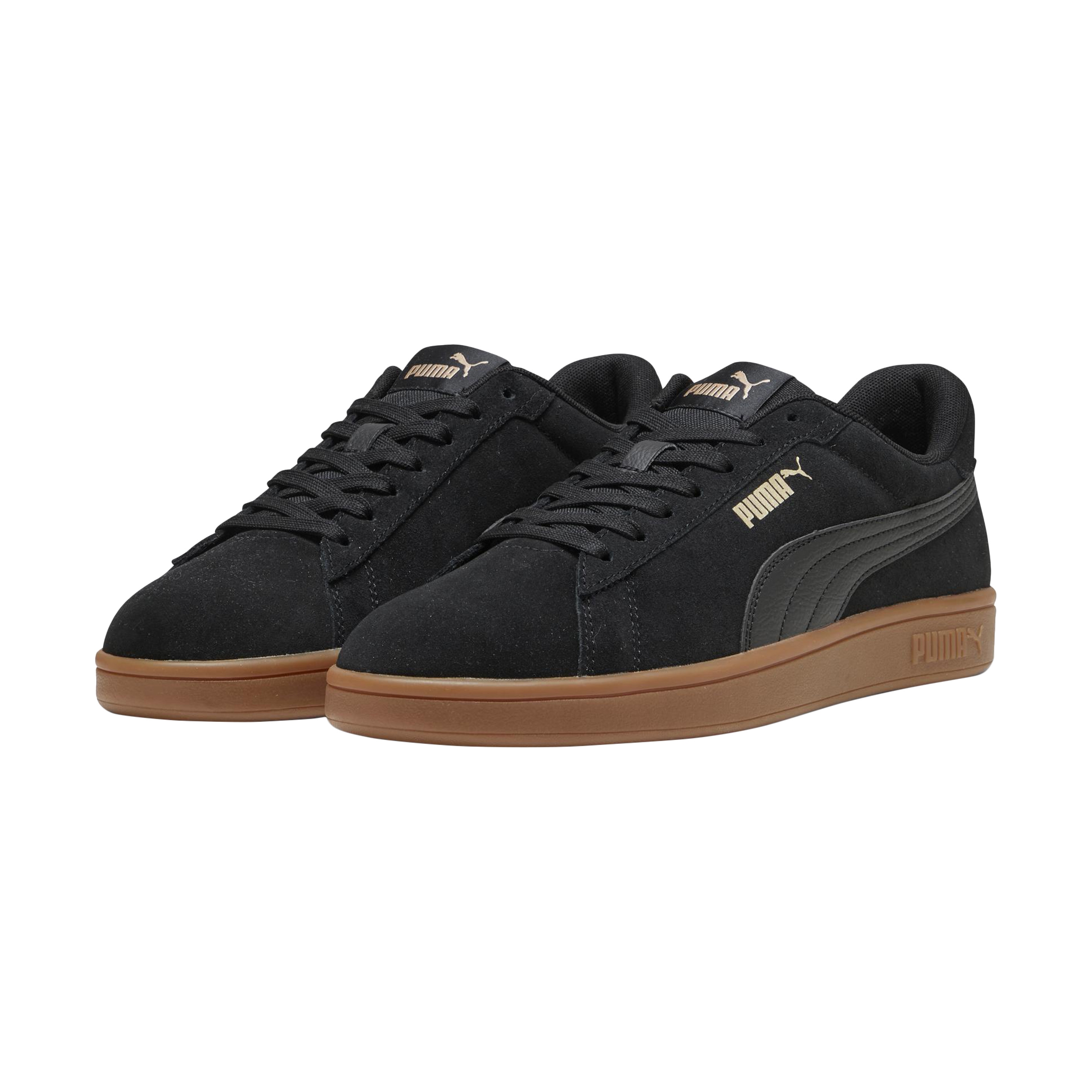 Leather Smash Sneakers PUMA Black