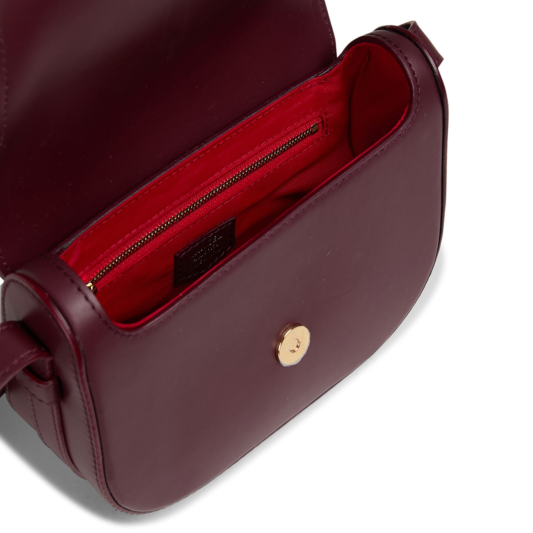 Brieftasche aus Leder LANCEL Pflaume