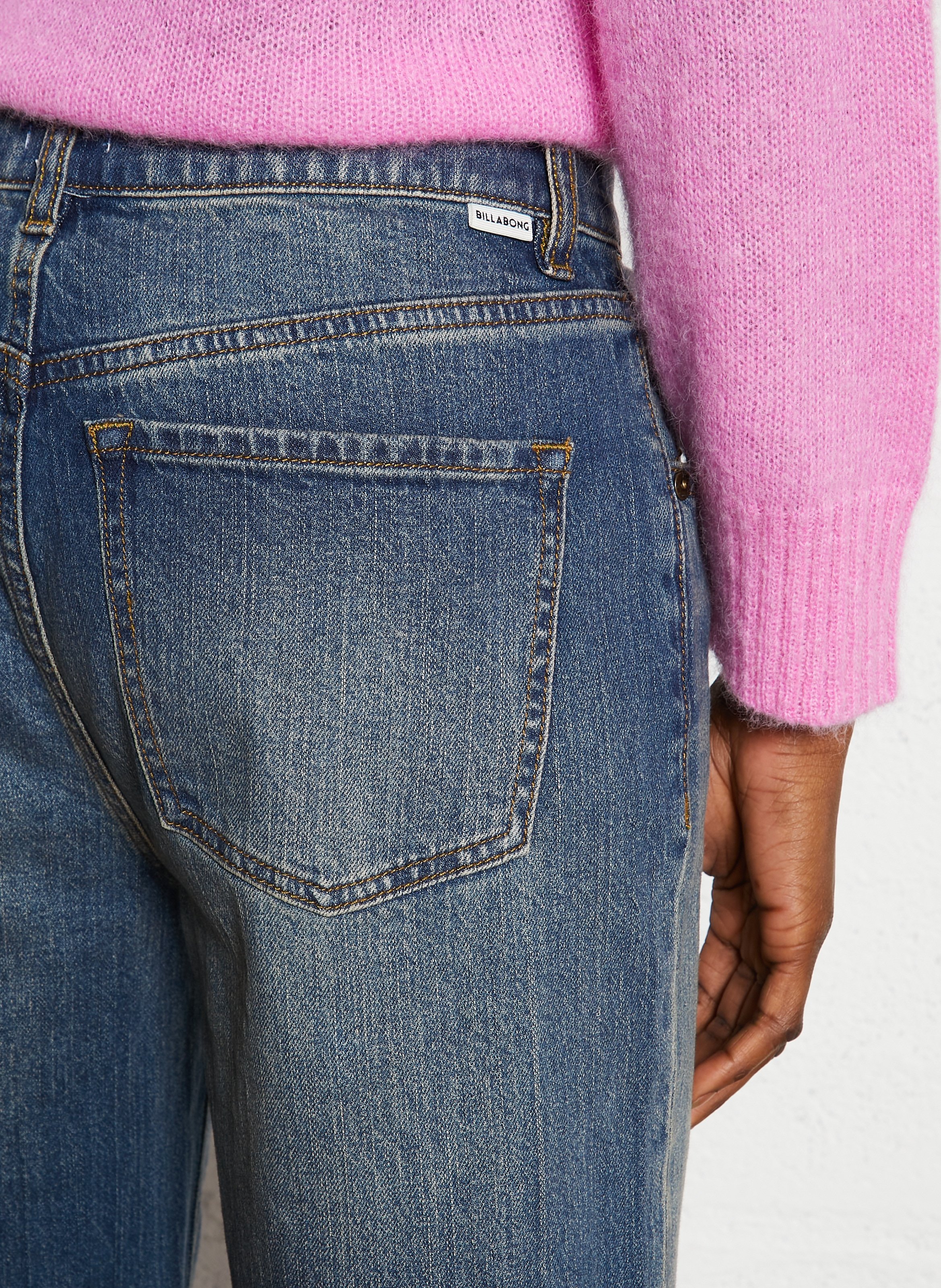 Jean droit en coton mélangé BILLABONG Bleu