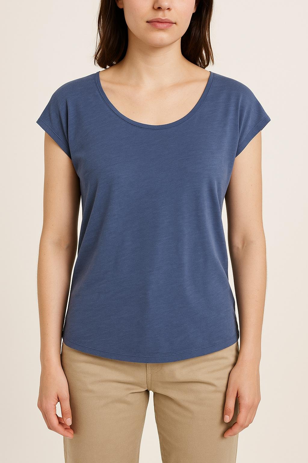 Tommy Badge T-shirt COMPTOIR DES COTONNIERS - Seconde main Blue