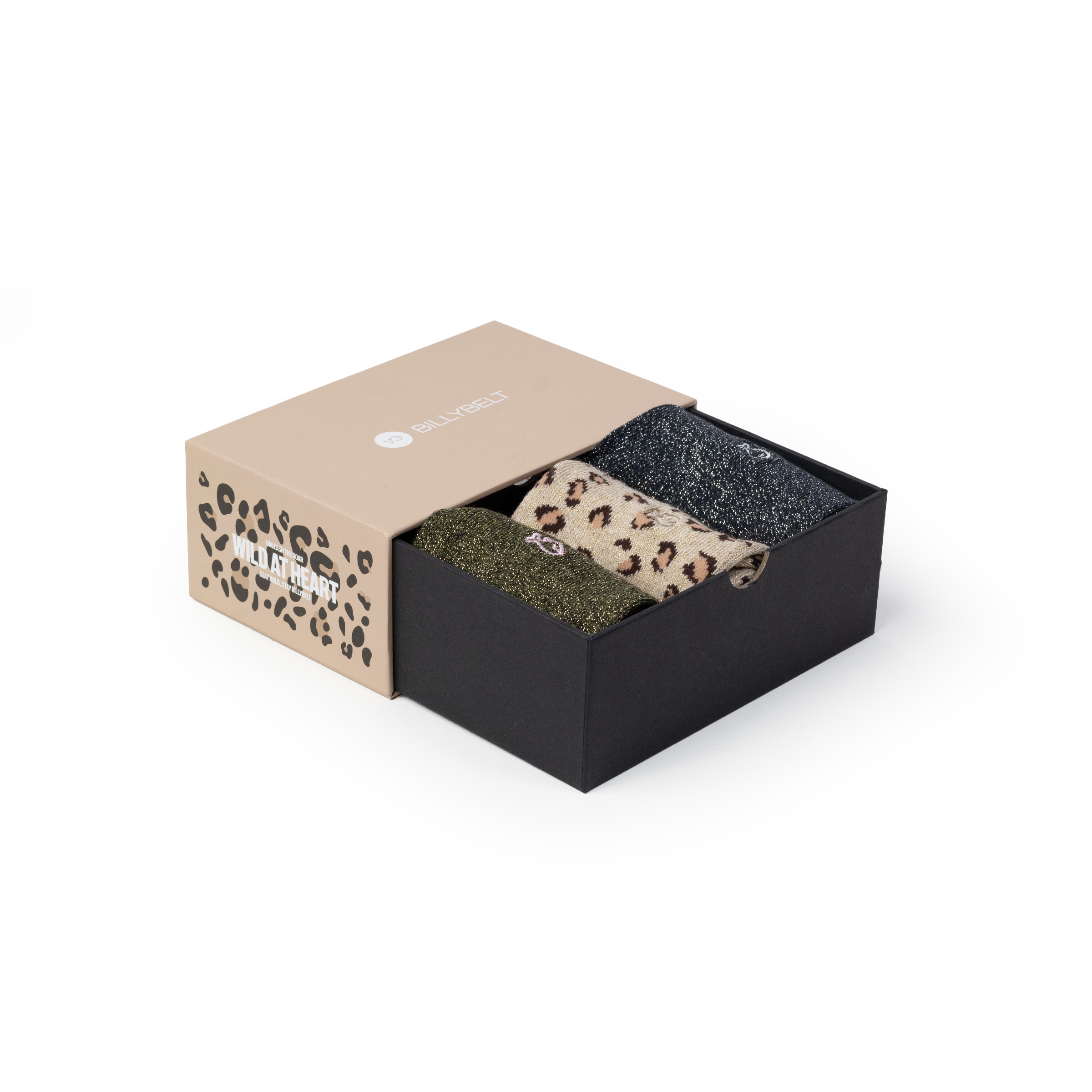 Set of 3 socks BILLYBELT Beige