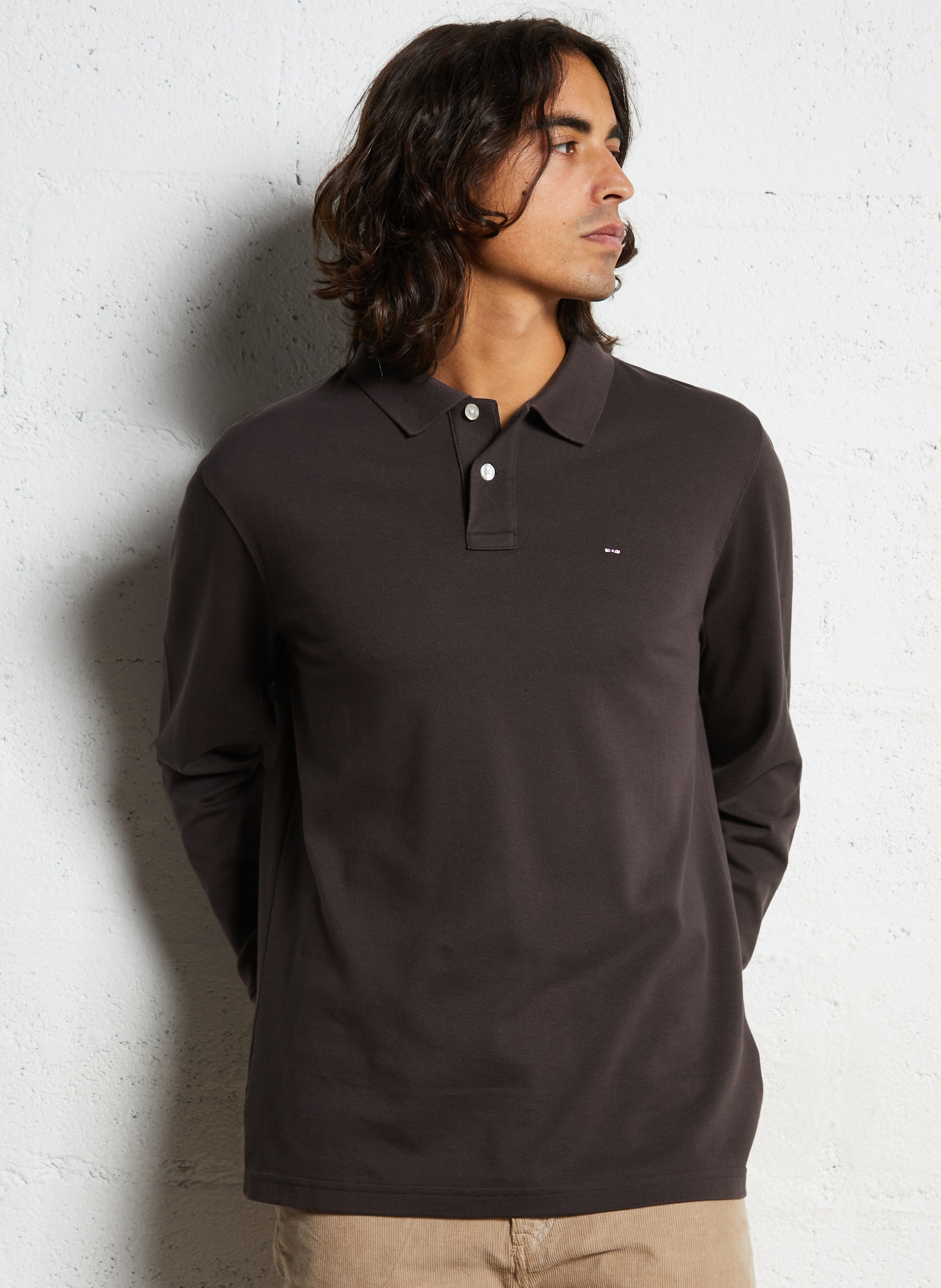 Polo droit en coton EDEN PARK