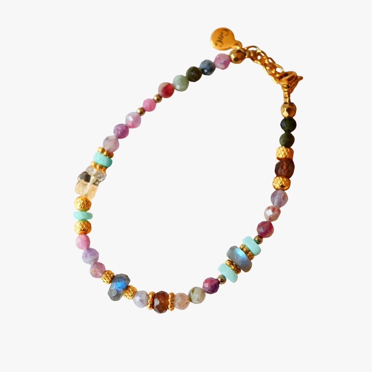 Tourmaline bracelet GINANDGER Multicolored