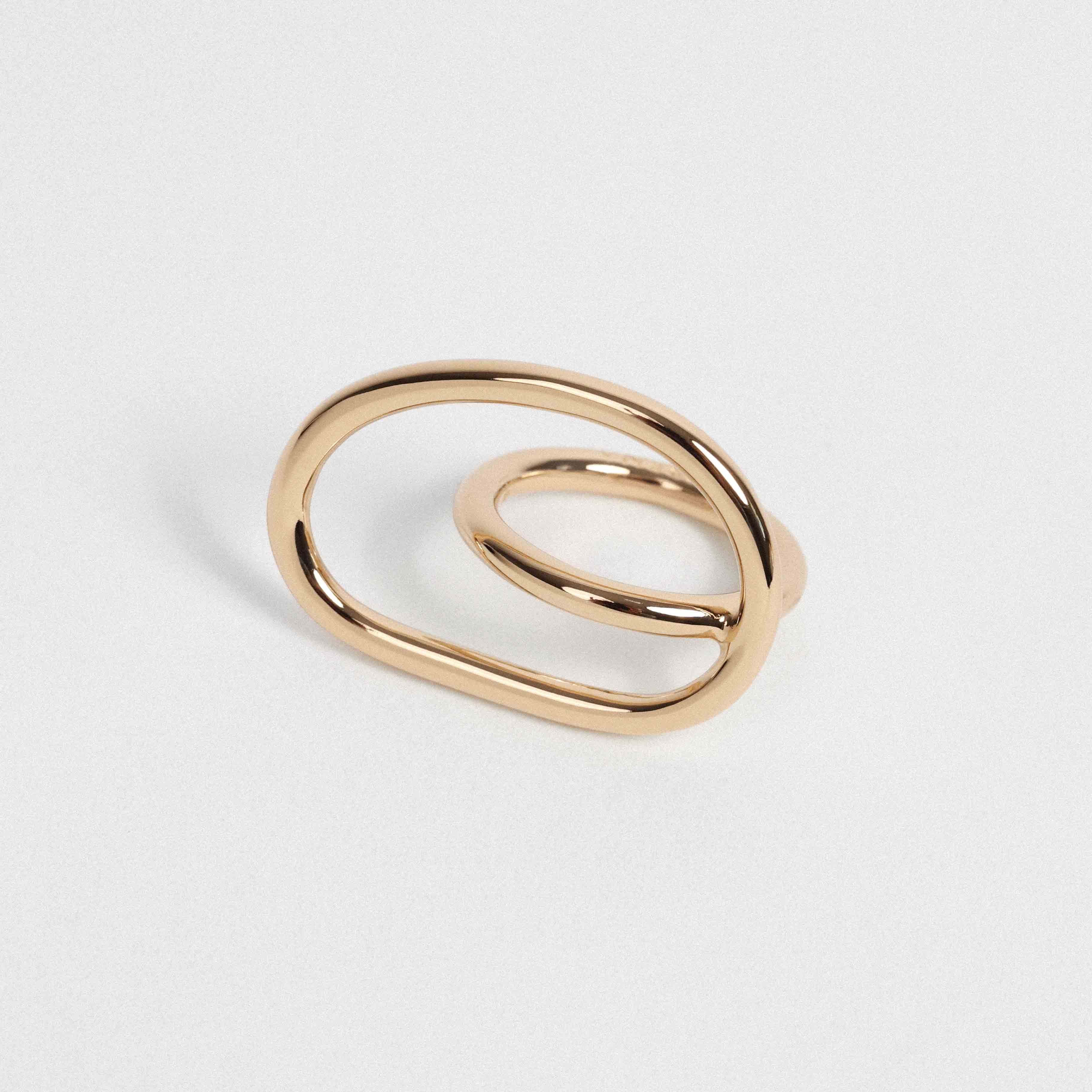 Adjustable ring, recycled silver MAYRENA