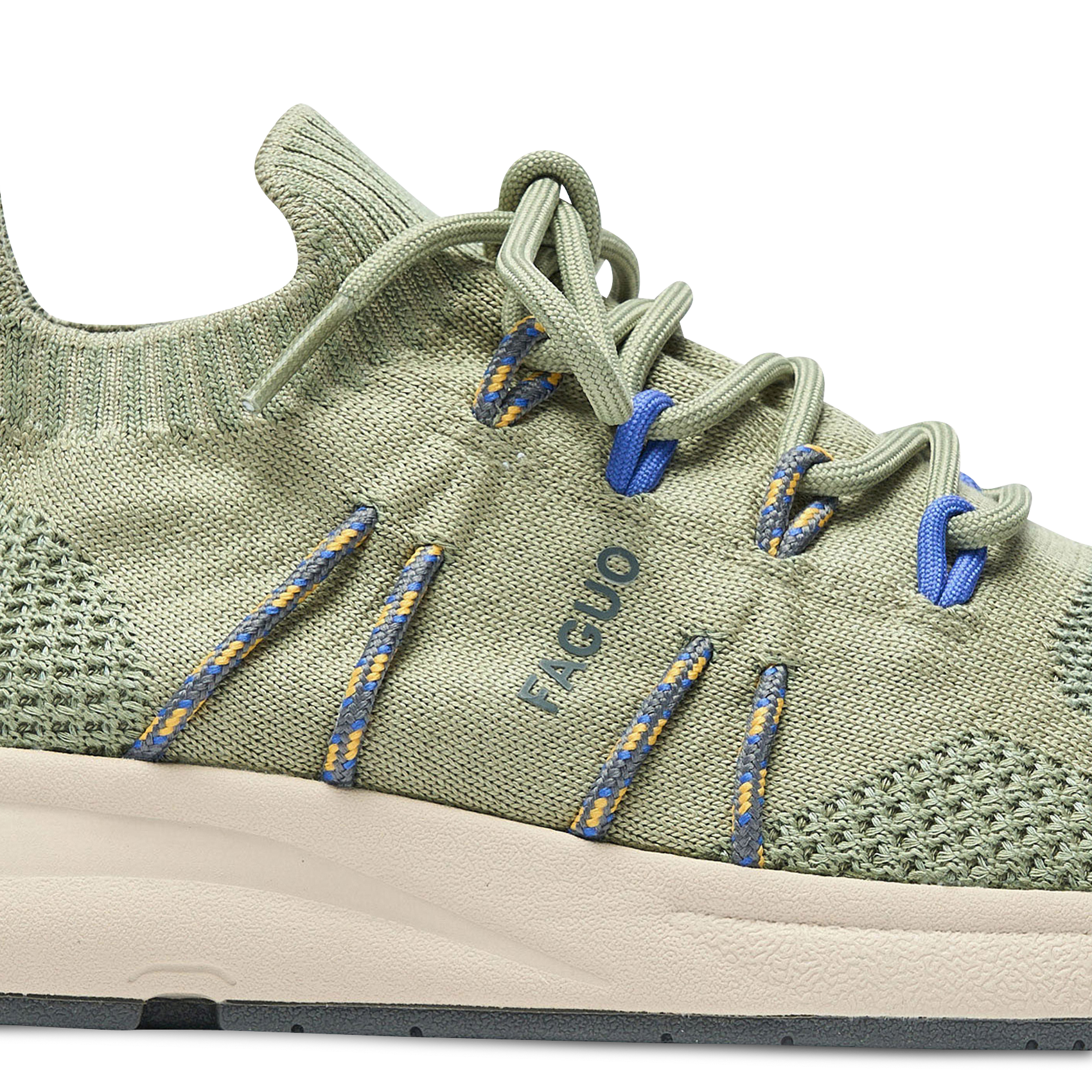 Baskets basses en toile FAGUO Kaki